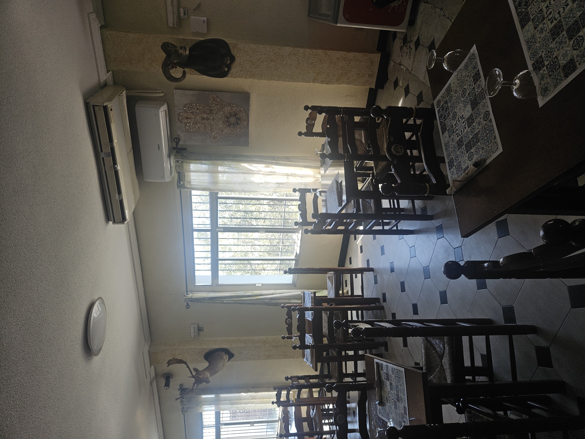 Restaurant interior documented in Los Caballos, Spain