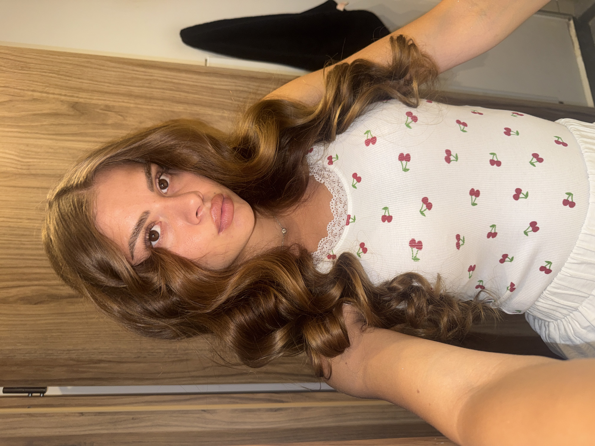 Morning selfie session across rooms in a Plovdiv apartment