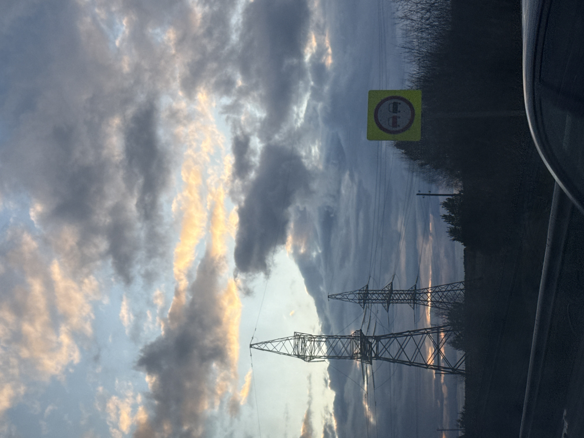 Car journey documented through photos in Garevaya, Russia