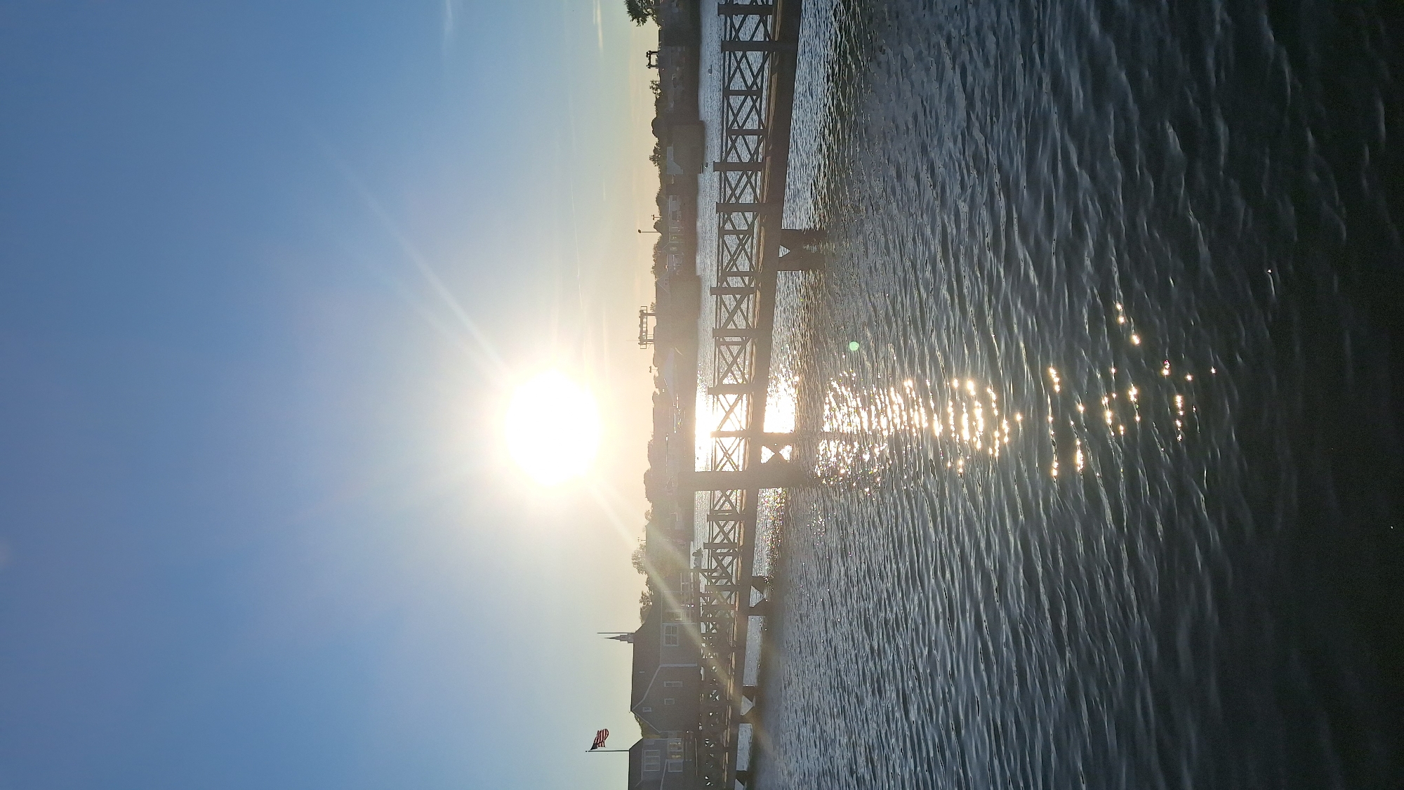 Peaceful evening harbor scene documented across Nantucket waterfront