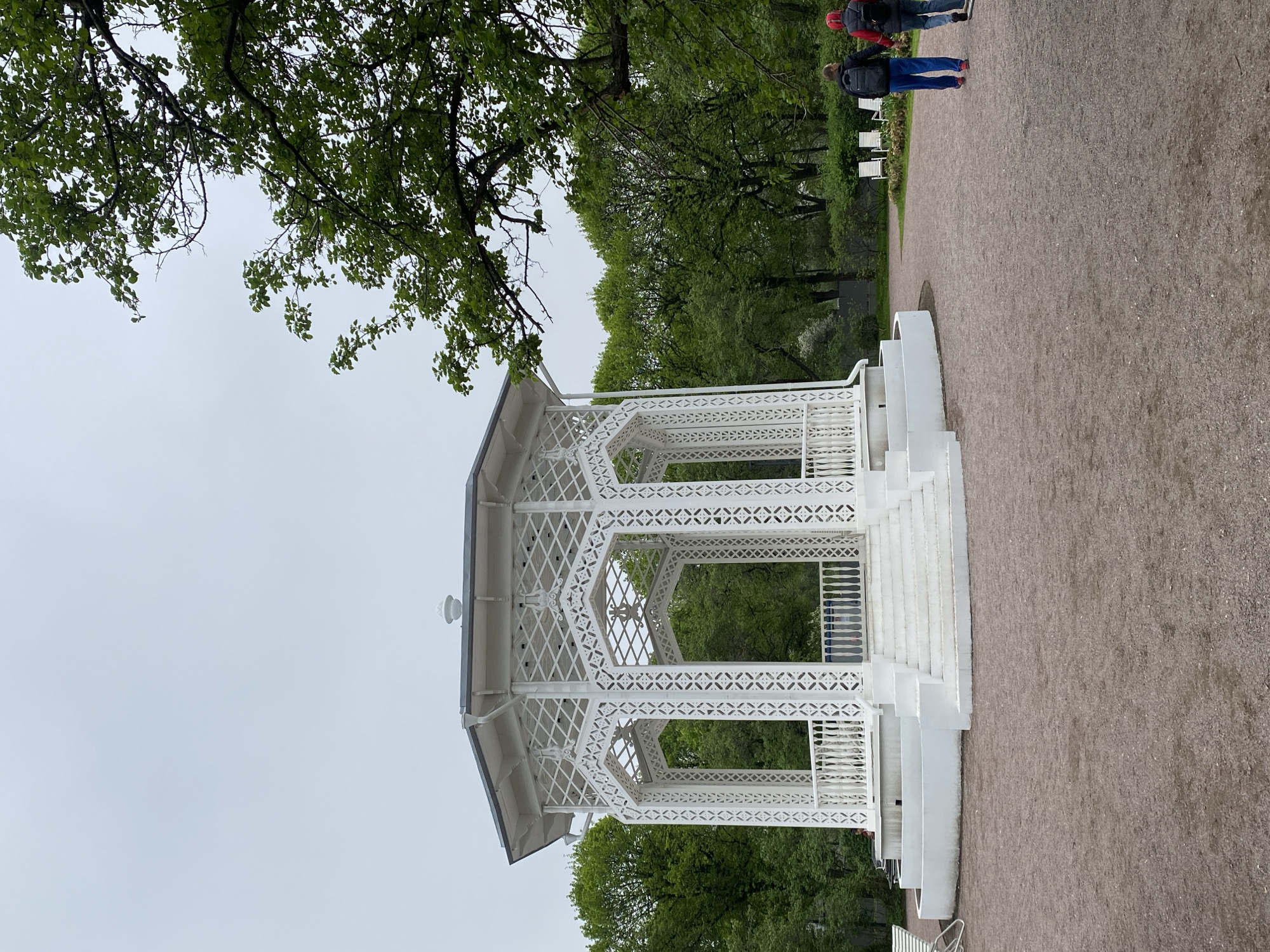 Urban park features documented during afternoon stroll