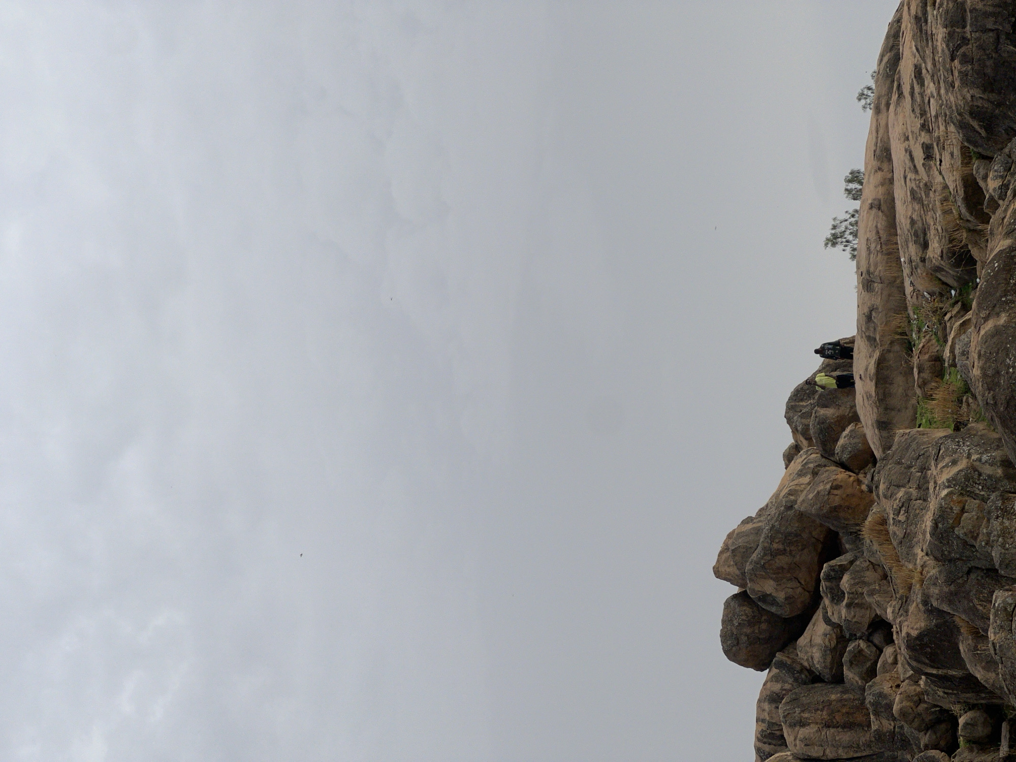 Rocky cliff formations documented in Bukuru, Nigeria