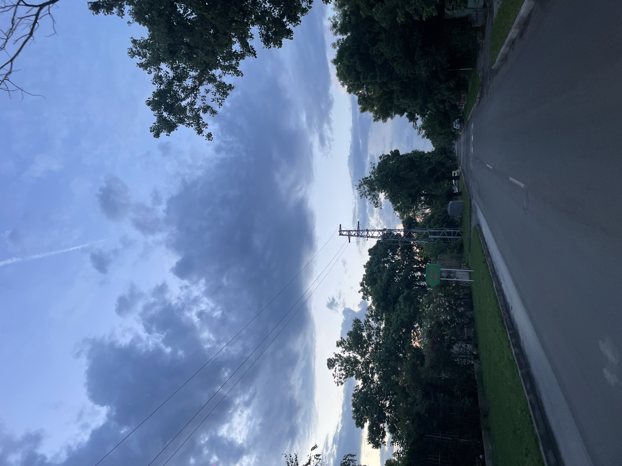 Car passenger documents evening drive through Burgas streets