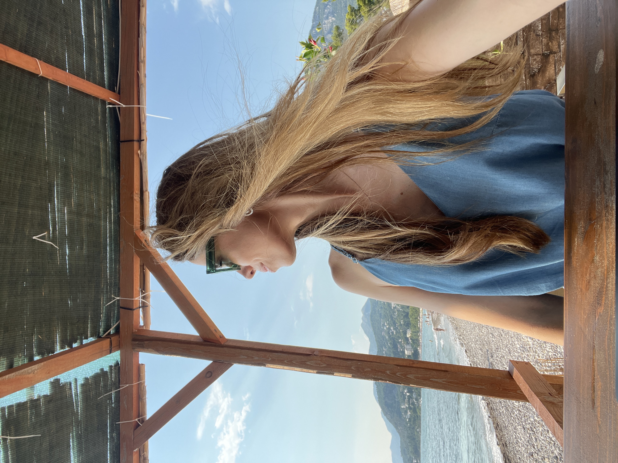 Lazy afternoon at a beach bar in Bar, Montenegro
