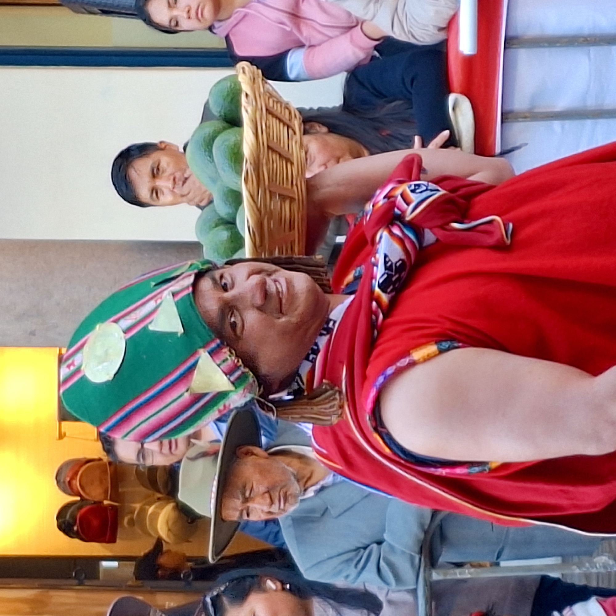 Traditional Andean dress and street life in Cusco