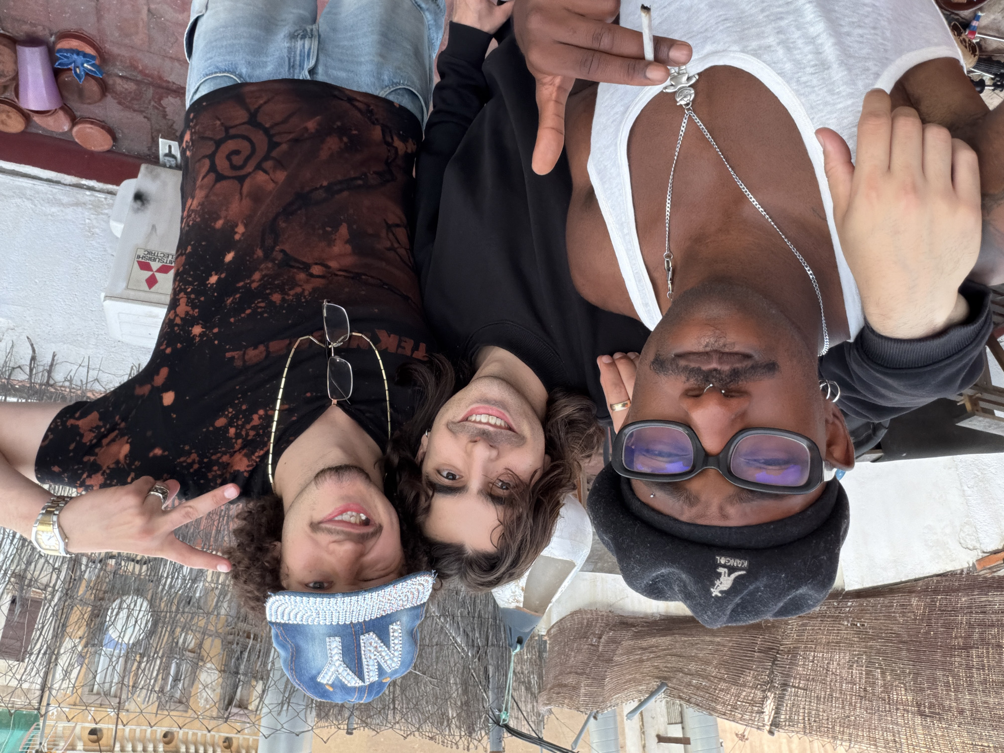 Early morning rooftop gathering in Barcelona draws small group
