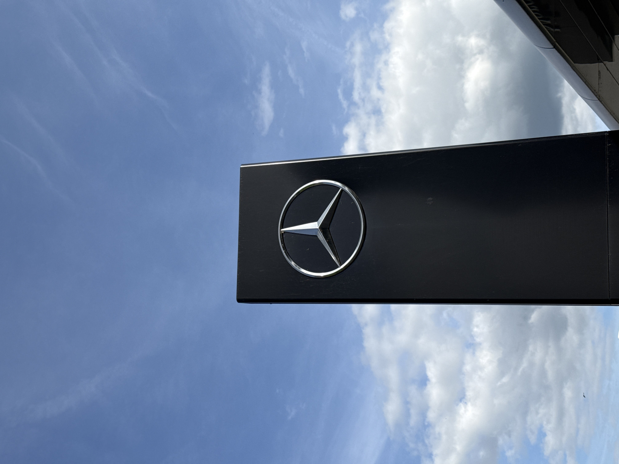 Mercedes vehicles, child cyclist spotted in Riedlingen street scene