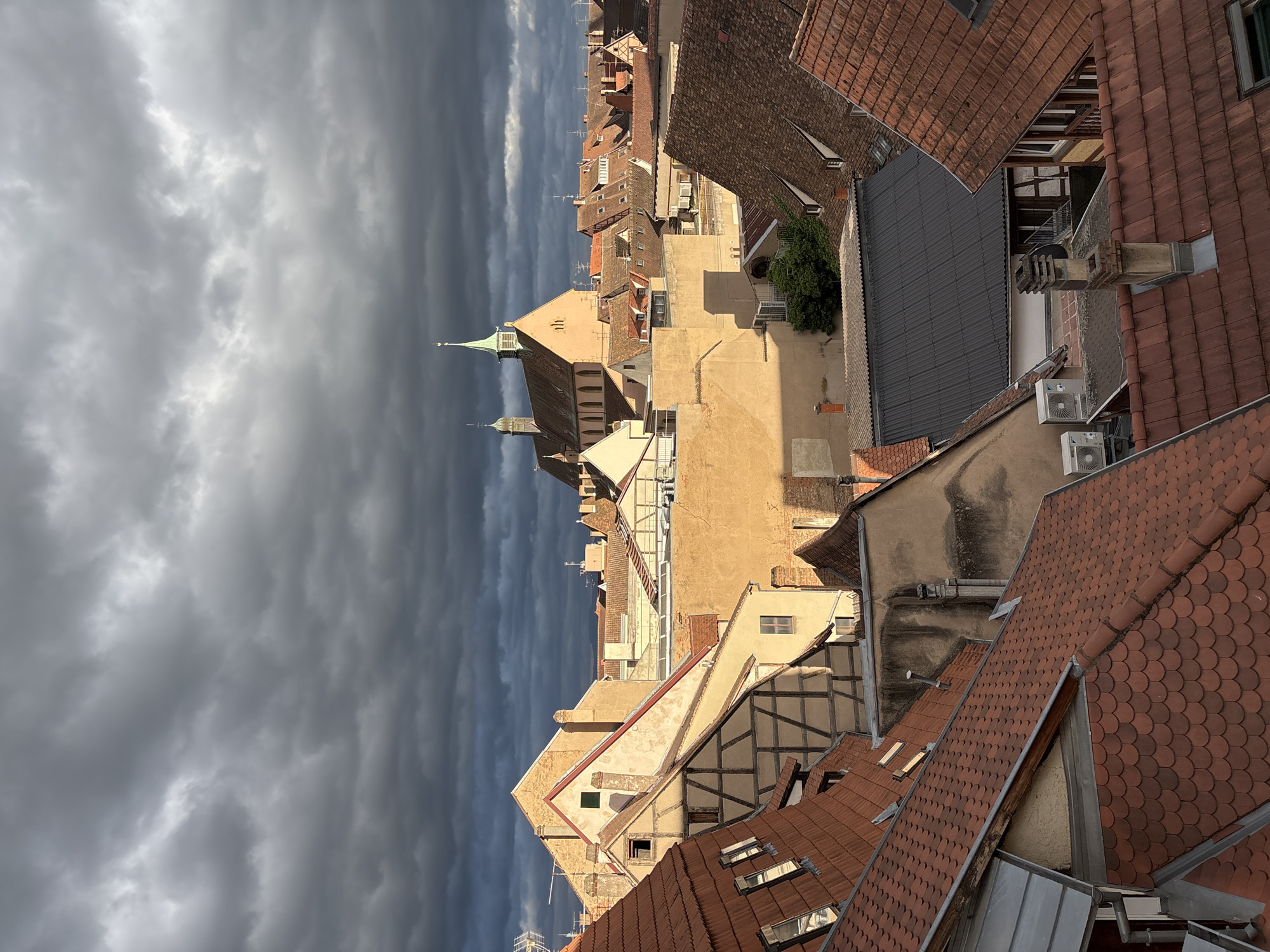 Tourist documents hour-long walk through historic Colmar, France