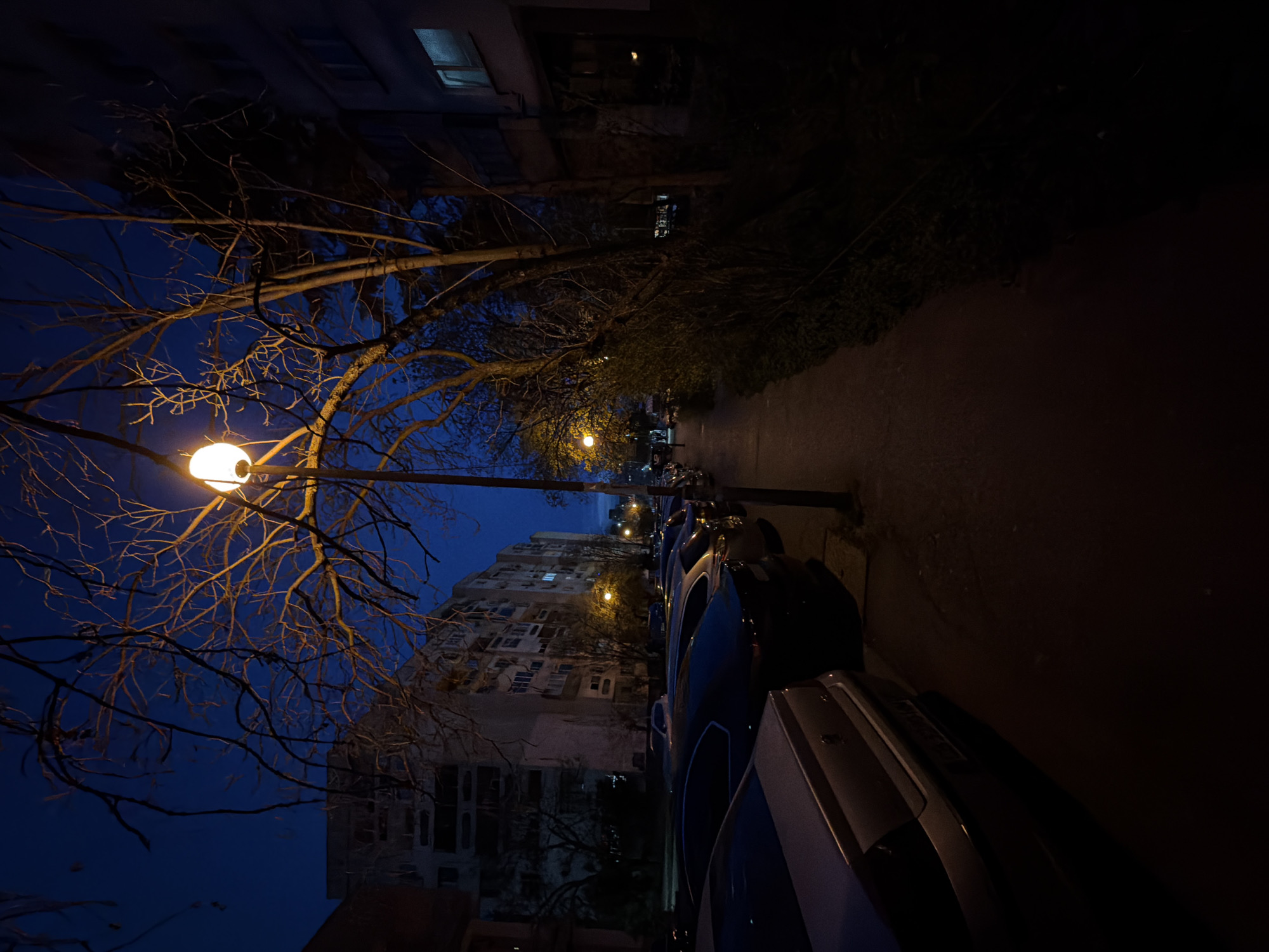 Evening car ride and street scenes captured in Sofia