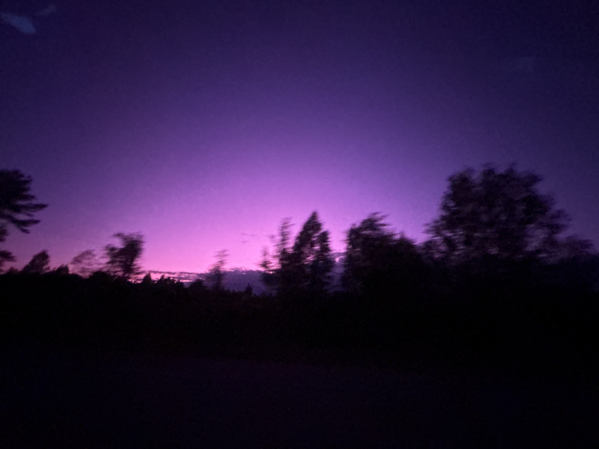 Dusk landscape captured in Новоникольское, Russia