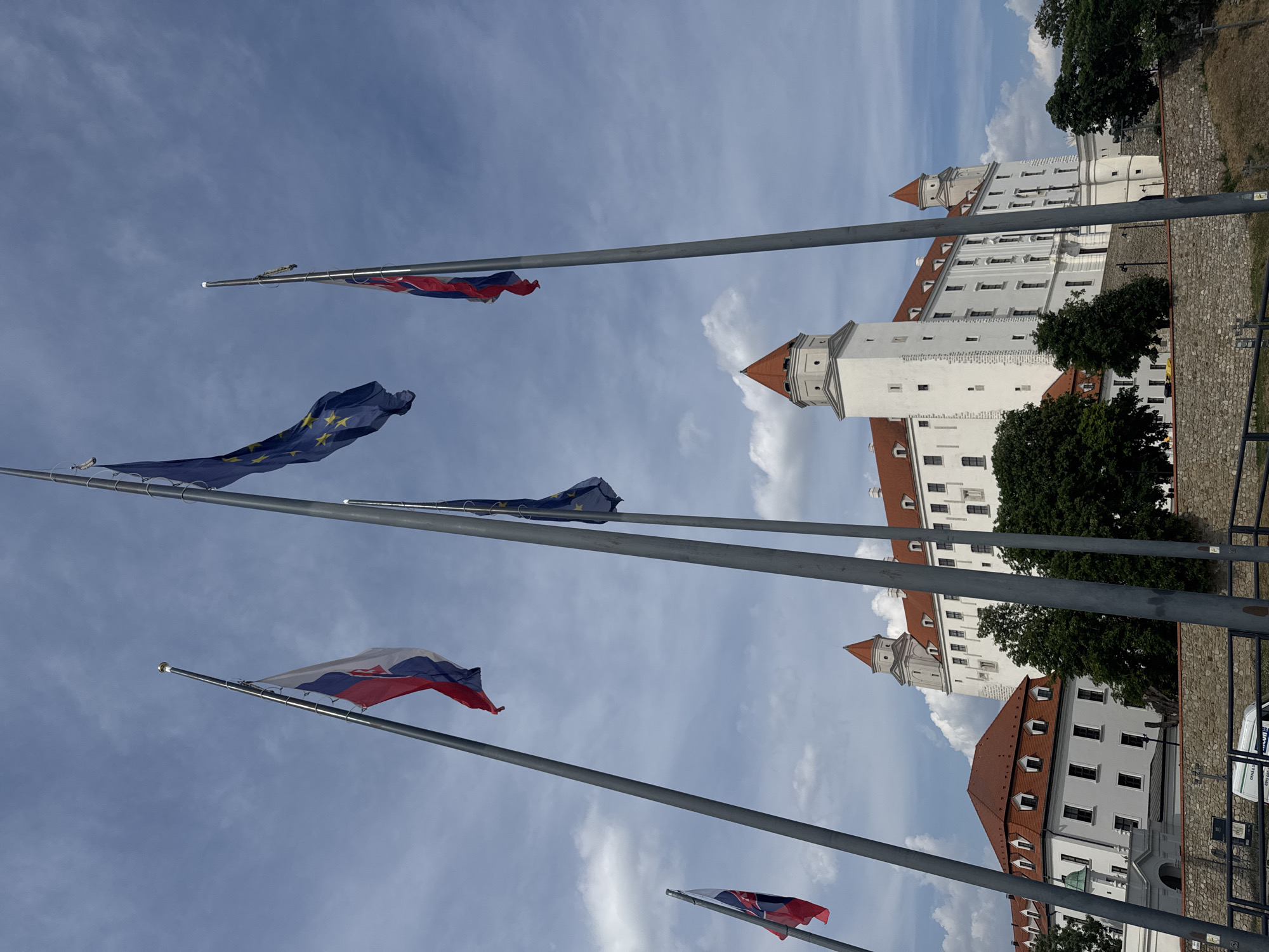 Afternoon at Bratislava Castle, from courtyards to the Danube view