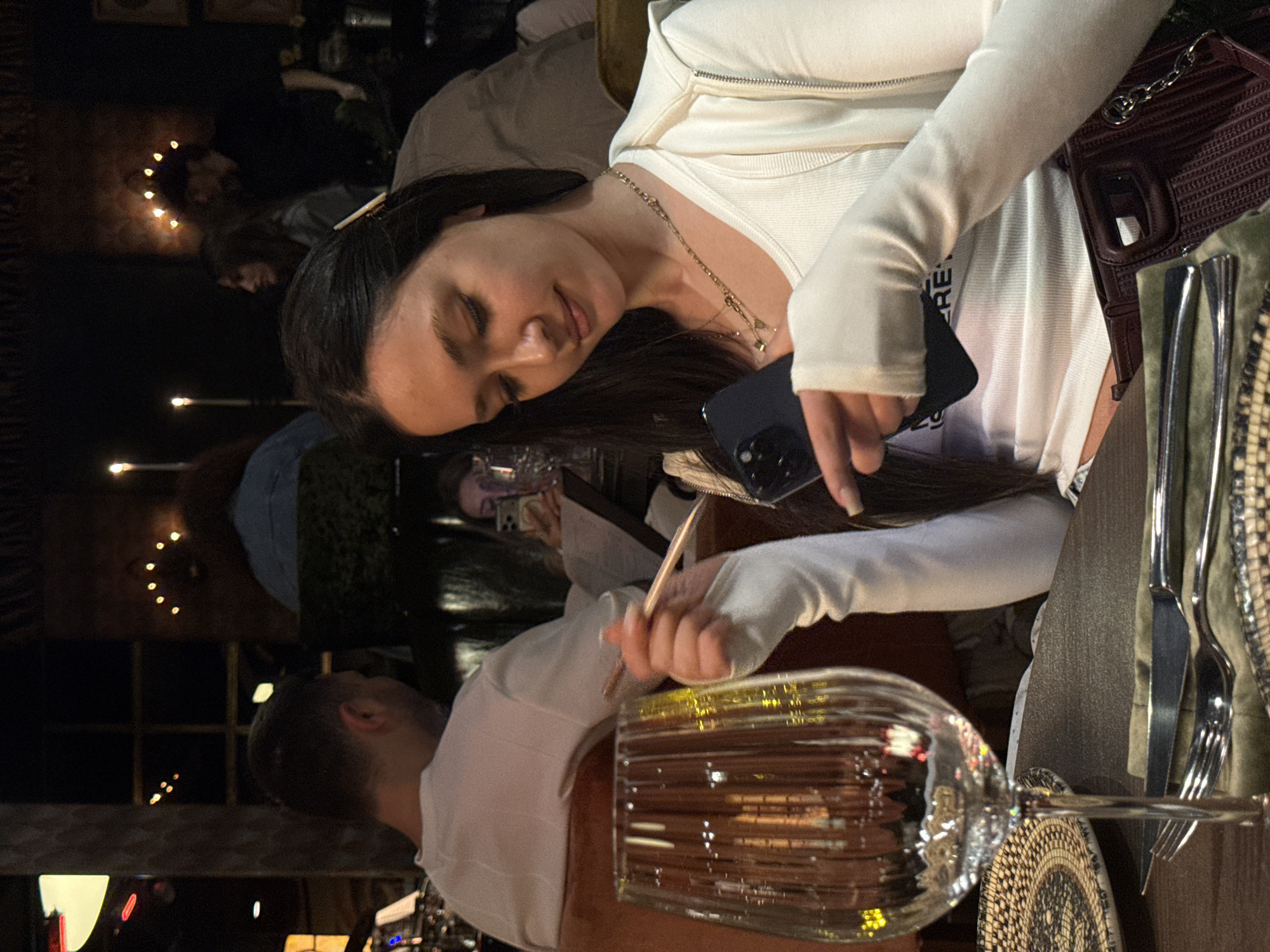 Evening dining and concert activity documented in Yerevan