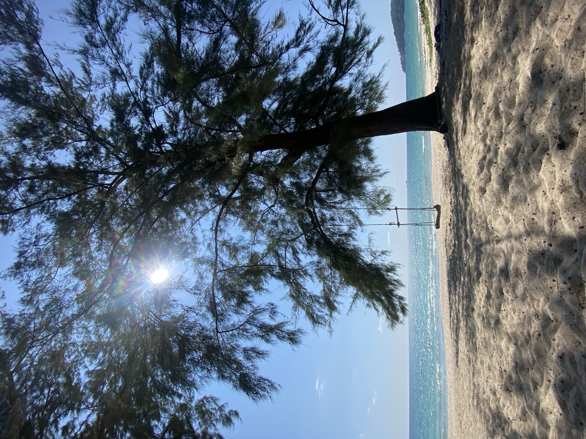 Morning beach scenes captured in Choeng Thale, Thailand