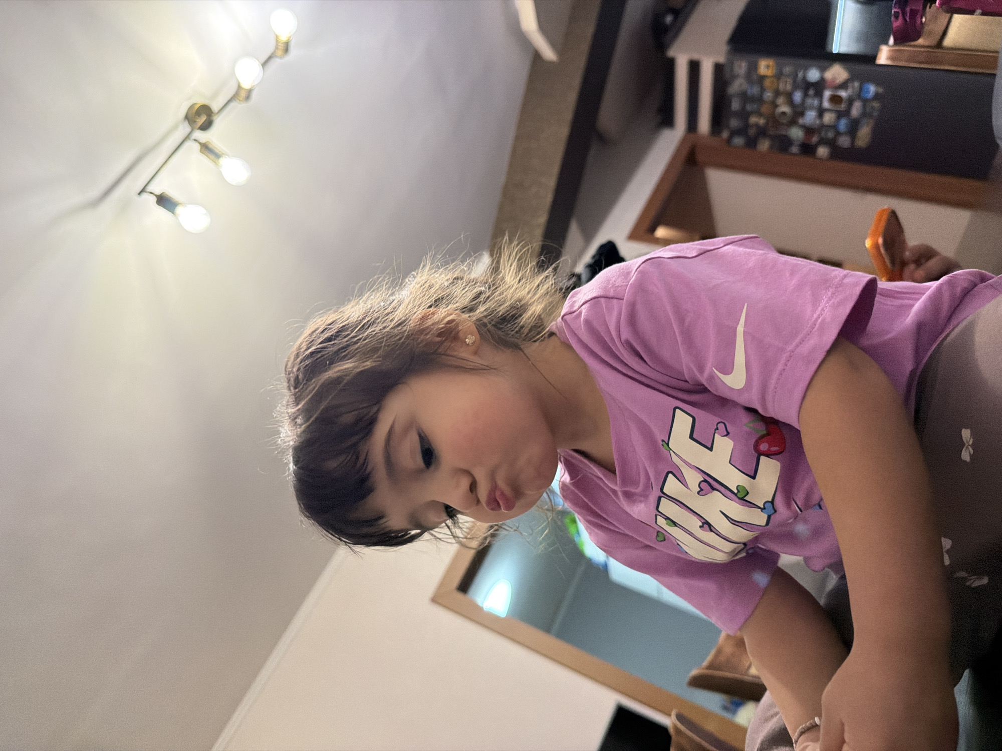Child's afternoon play and learning session captured indoors and outdoors