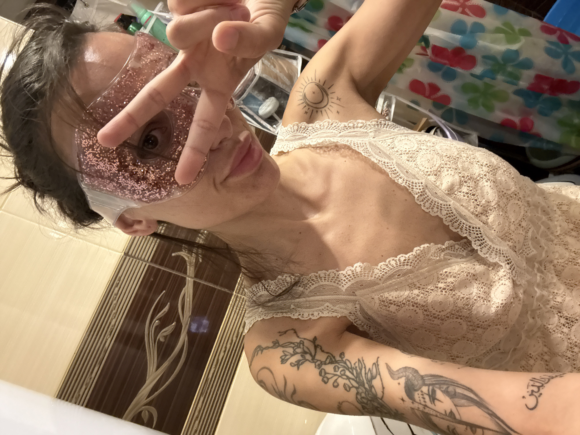 Early morning bathroom selfie captured in Pleven, Bulgaria