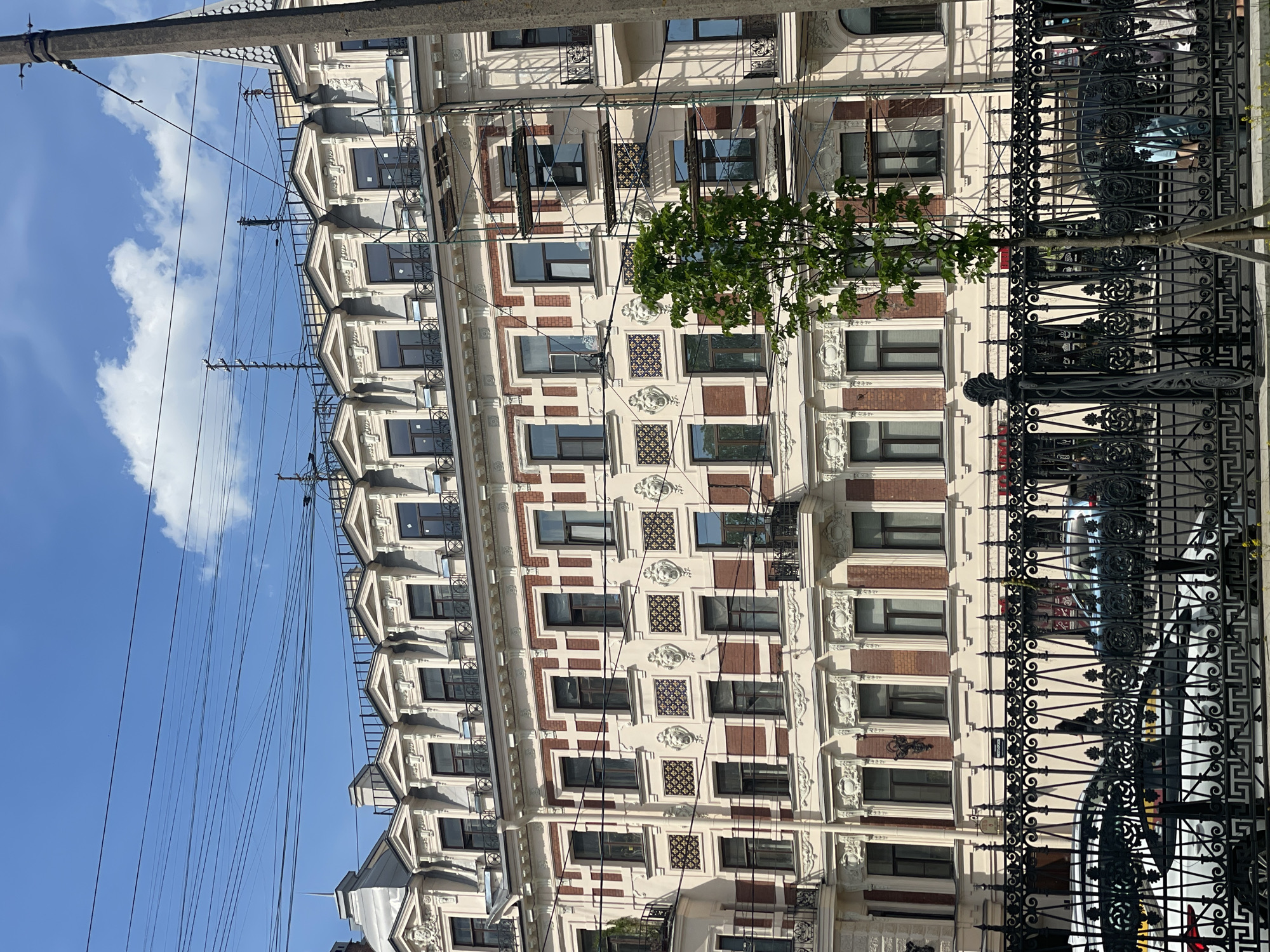 Building facade documented in Saint Petersburg