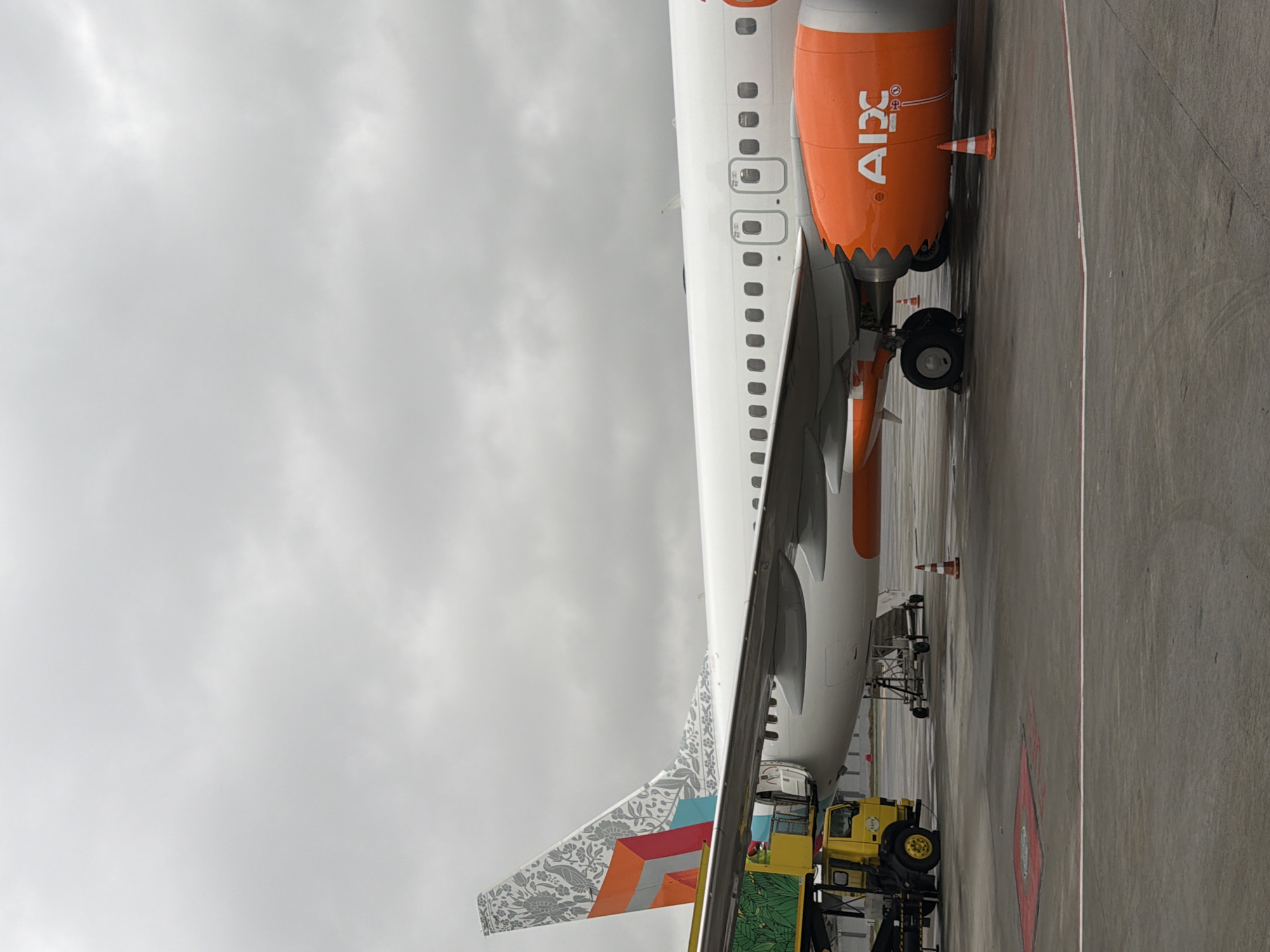 Boarding and ground activity at Hyderabad's Rajiv Gandhi Airport