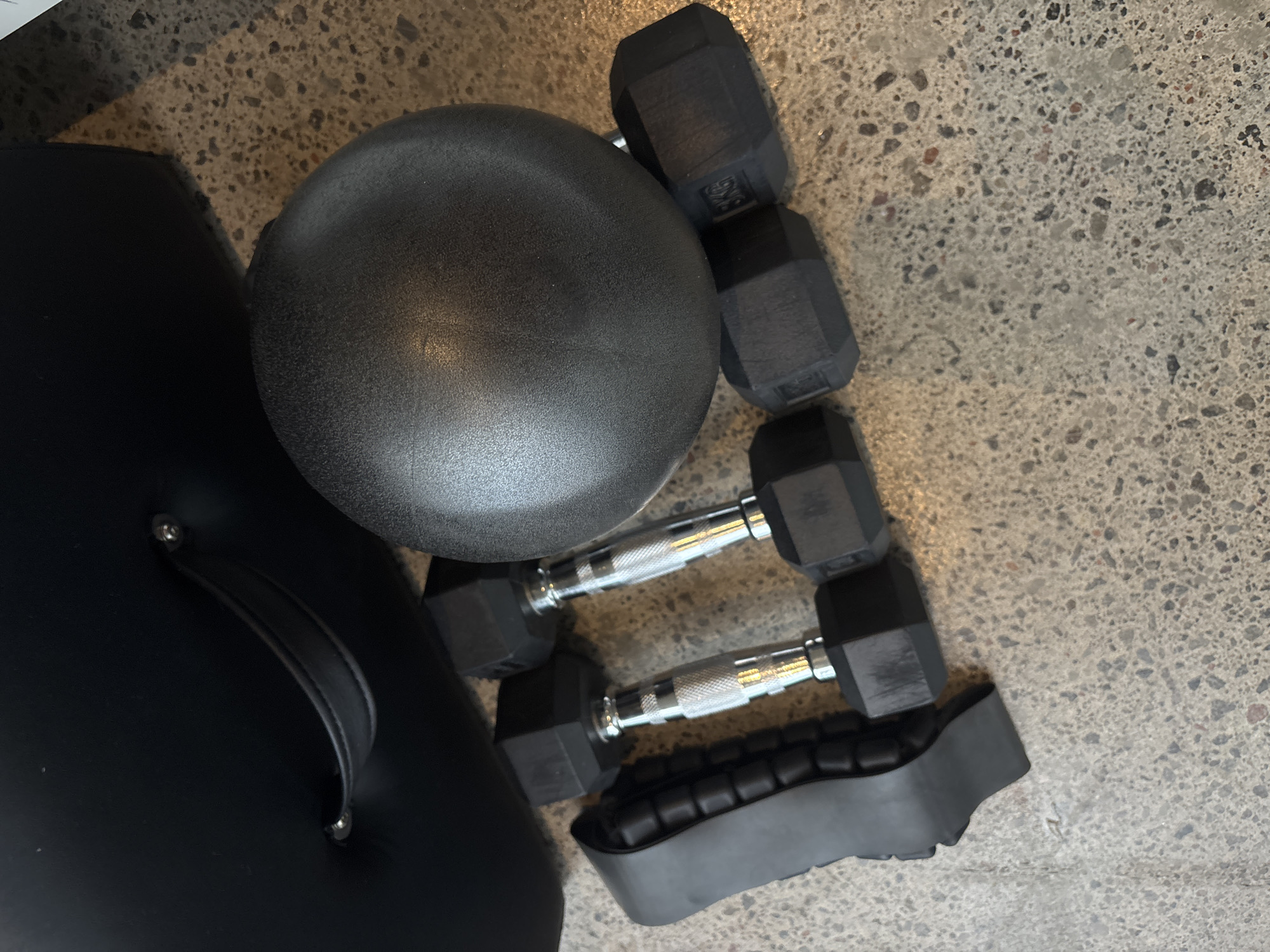 Morning workout session documented at Pilates studio in Mengwi
