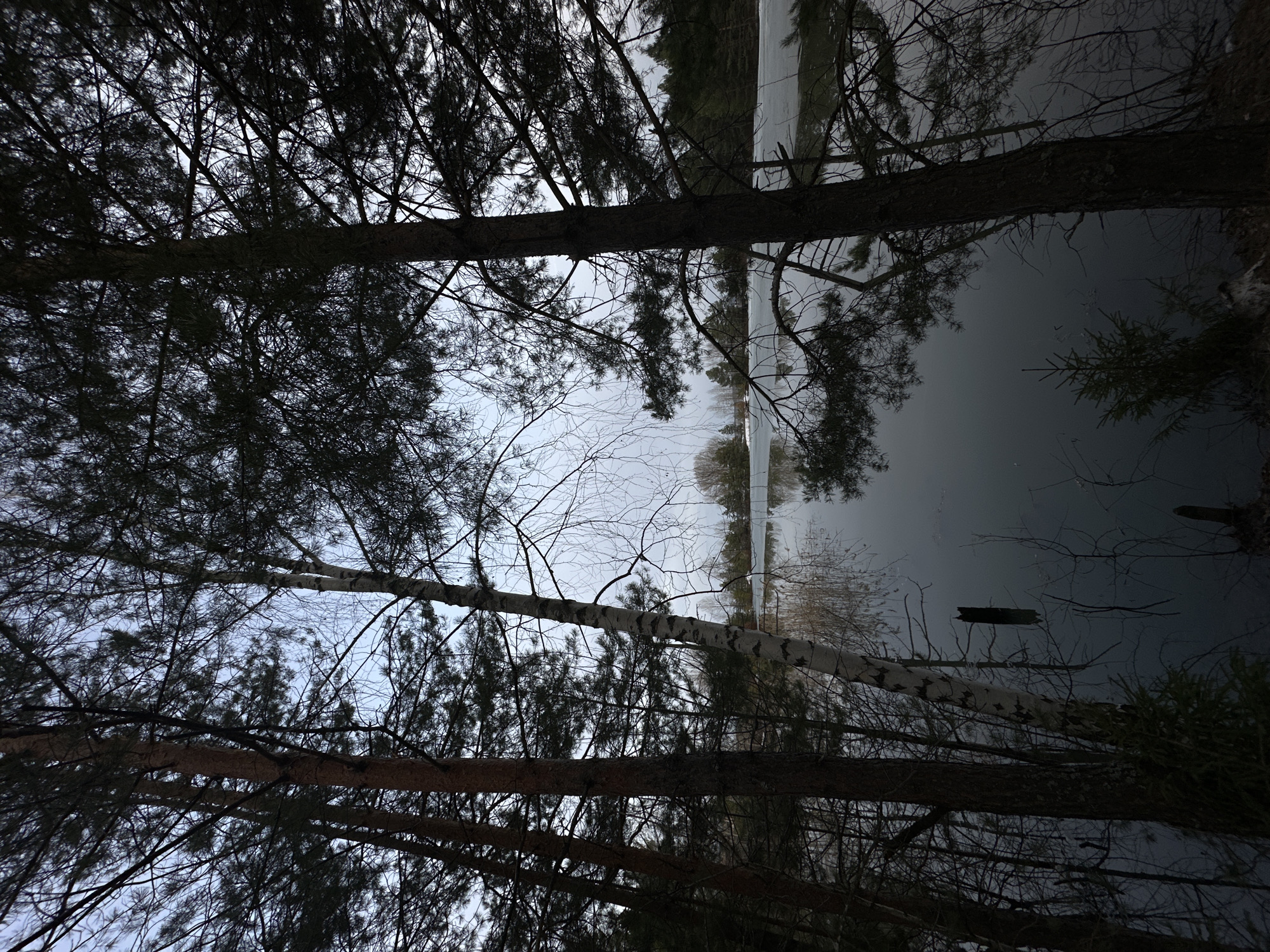 Winter scenes documented in Chaikovsky, Russia during spring transition