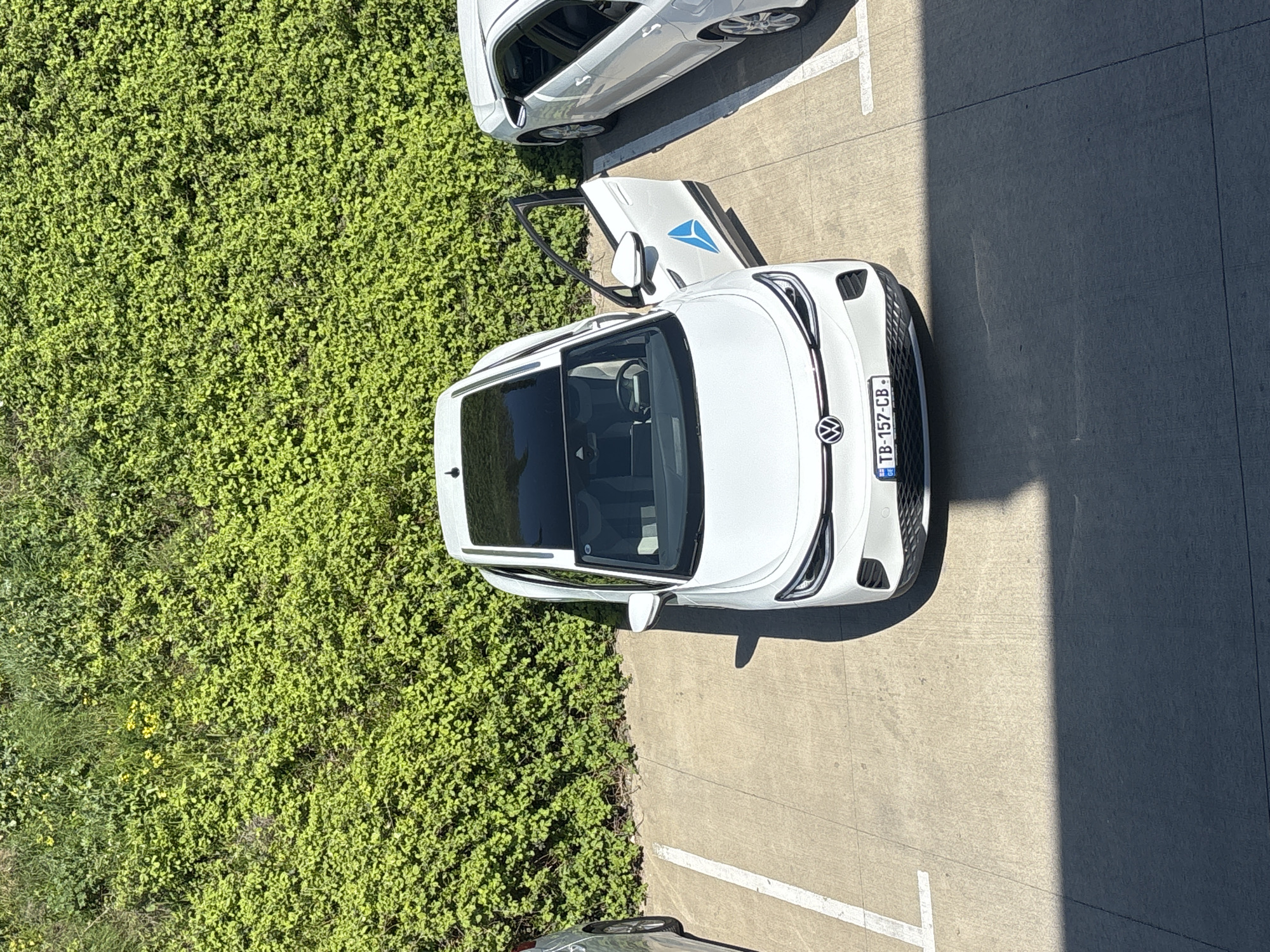 Electric SUV spotted parked in Tbilisi urban area