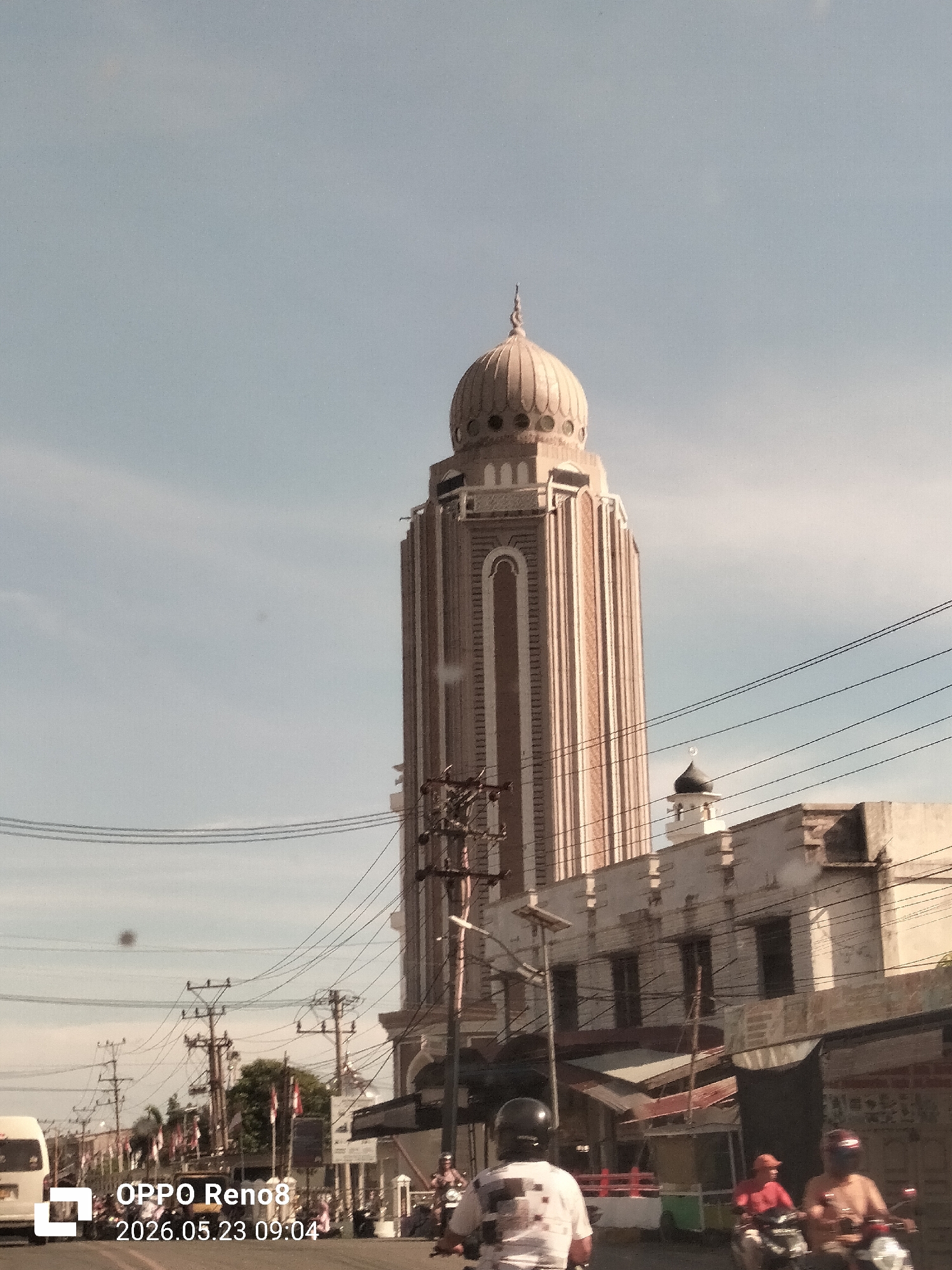 Baiturrahman Grand Mosque towers documented in Barat Yaman, Indonesia