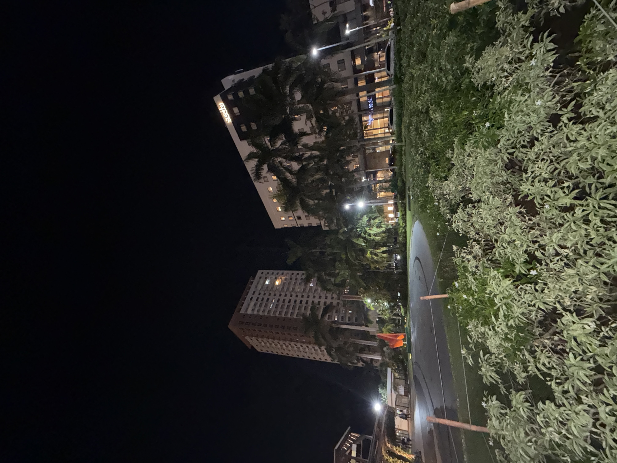 Night scene around Abreeza Ayala Malls and Seda Hotel, Davao City