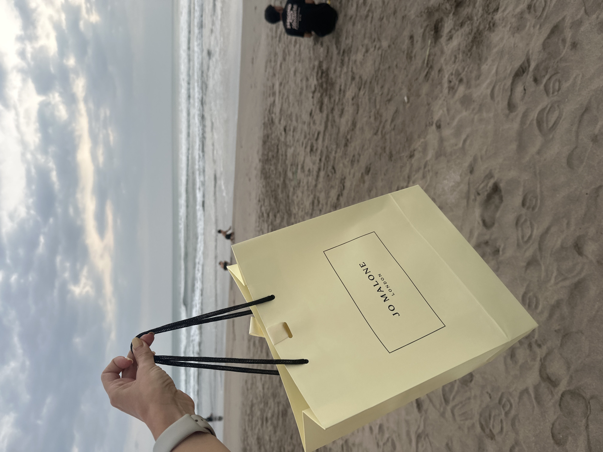 A full beach day winds down at a laid-back shoreside café