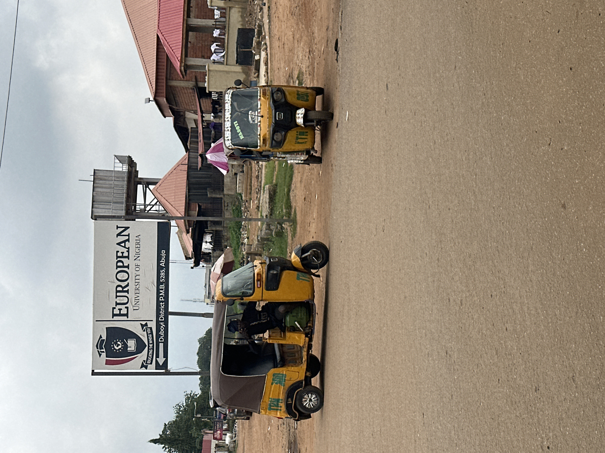 Everyday life in an Abuja residential neighborhood