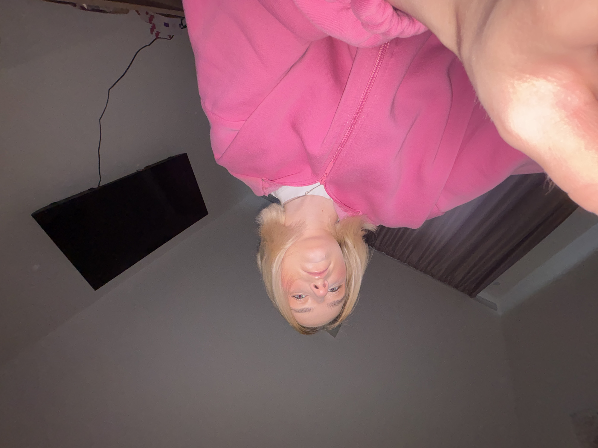 Woman documents late-night moments at home in Vsevolozhsk