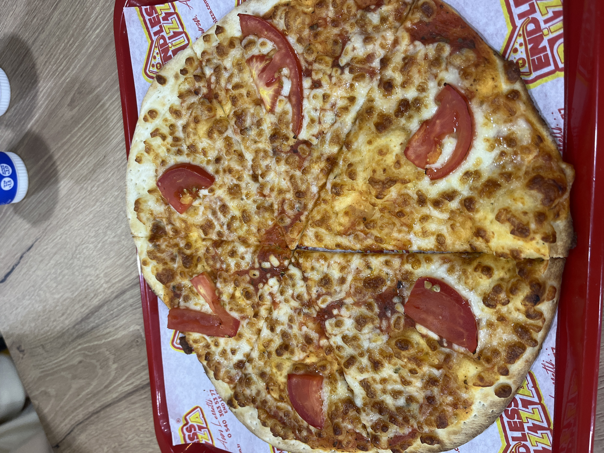 Pizza dinner documented at Alanya restaurant