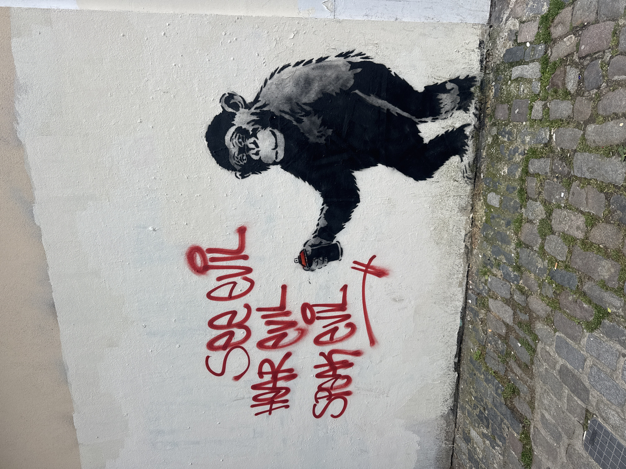 Street art and casual portrait documented in London