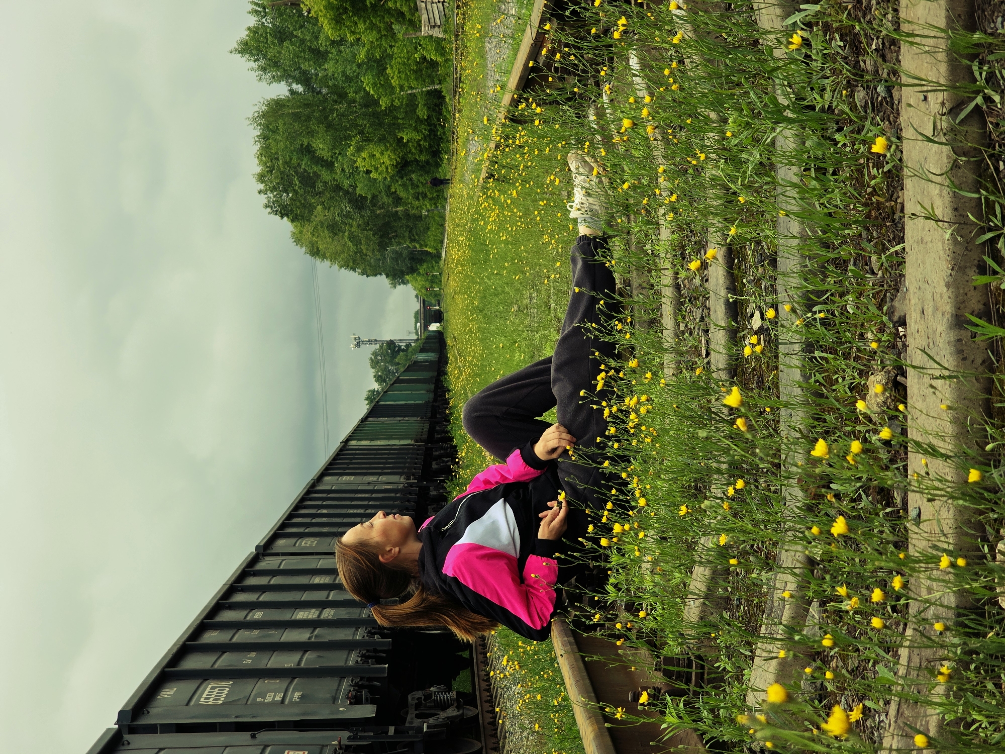 Rainy morning documentation around Chaikovsky, Russia captures urban life