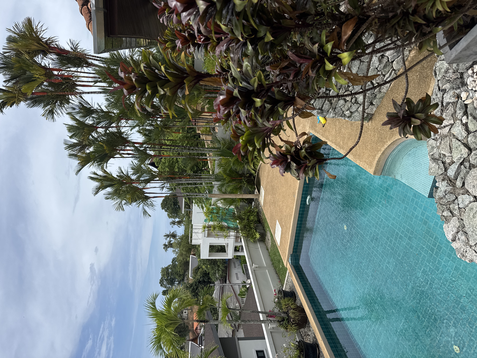 Resort property documented in Rawai, Thailand during morning hours