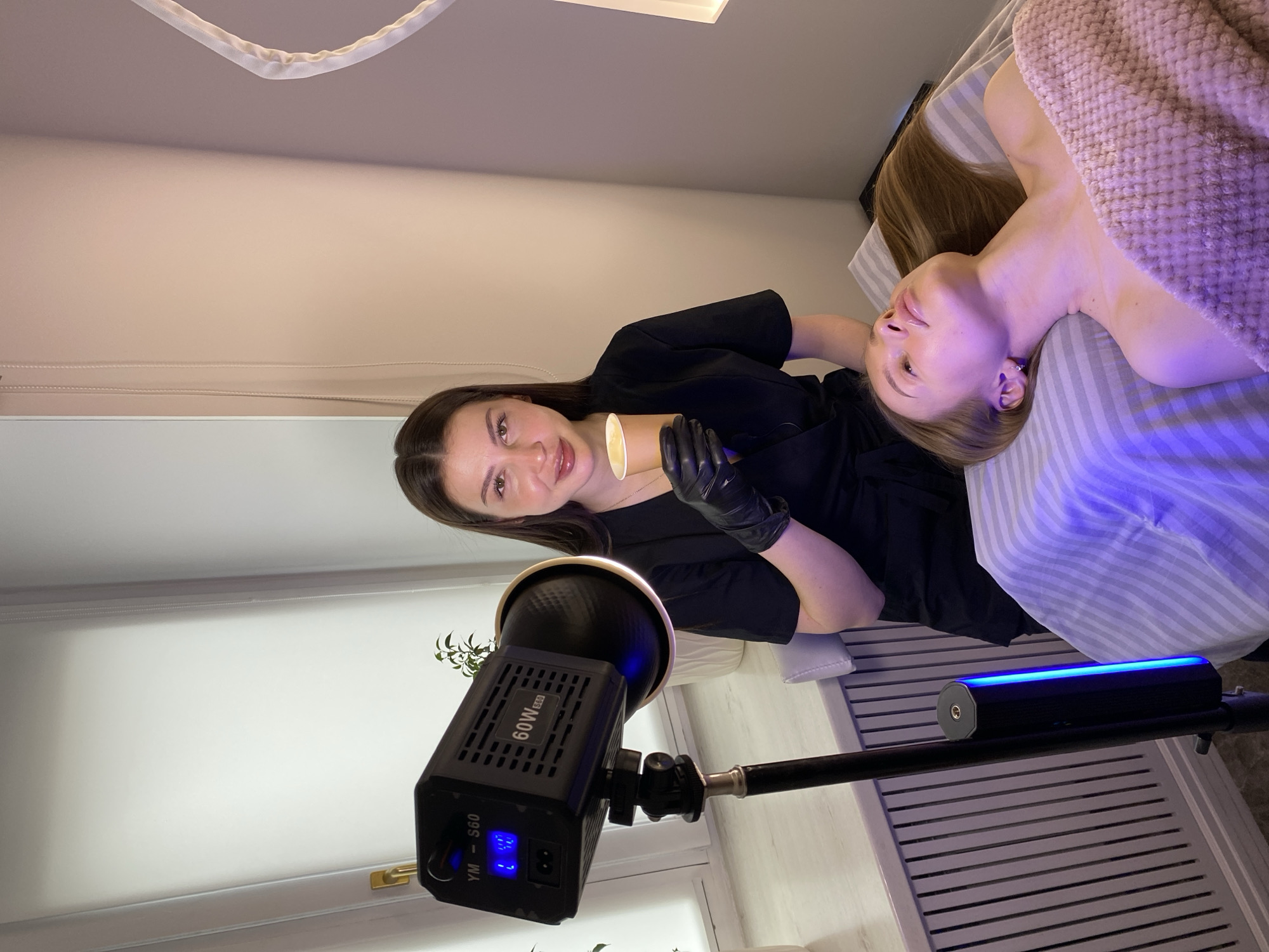 Beauty treatment session documented at Votkinsk salon