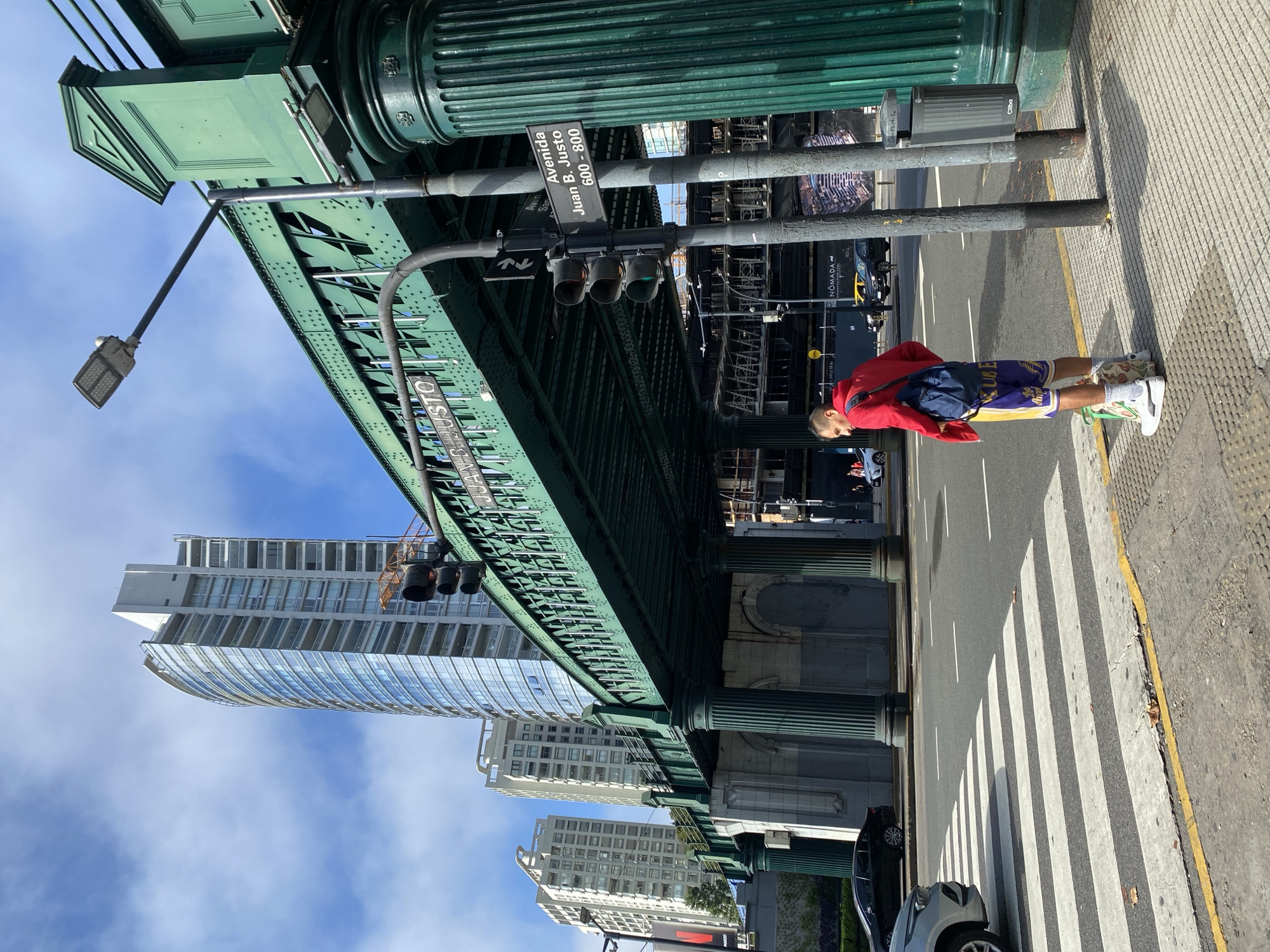 Buenos Aires landmarks documented along Avenida Juan B. Justo