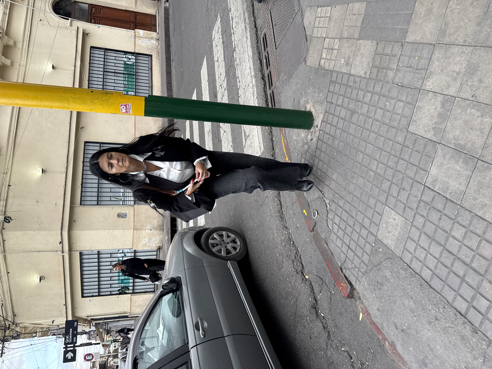 Evening street scenes documented across central Salta, Argentina