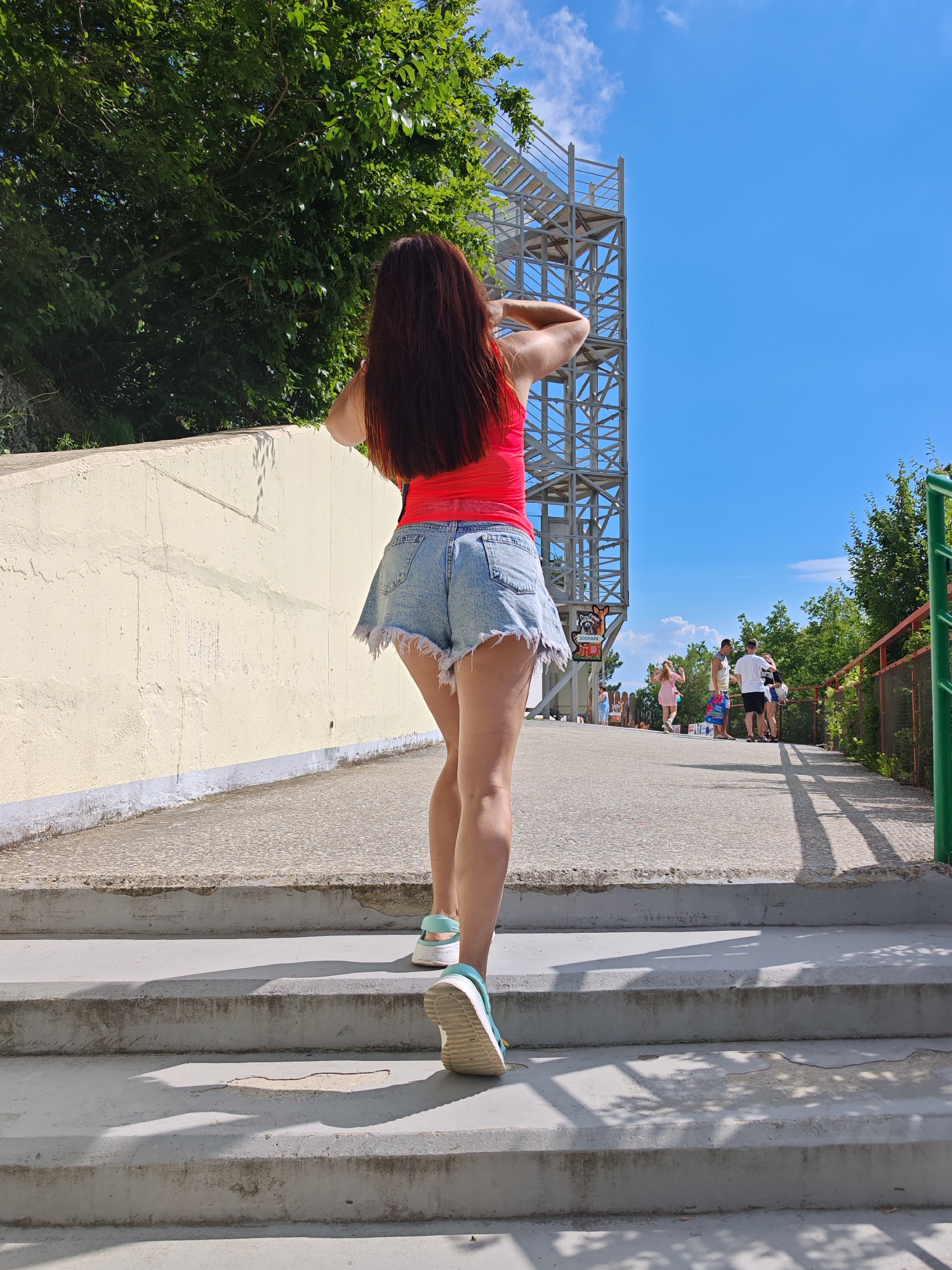 Afternoon at a Gelendzhik wildlife park, animals and all