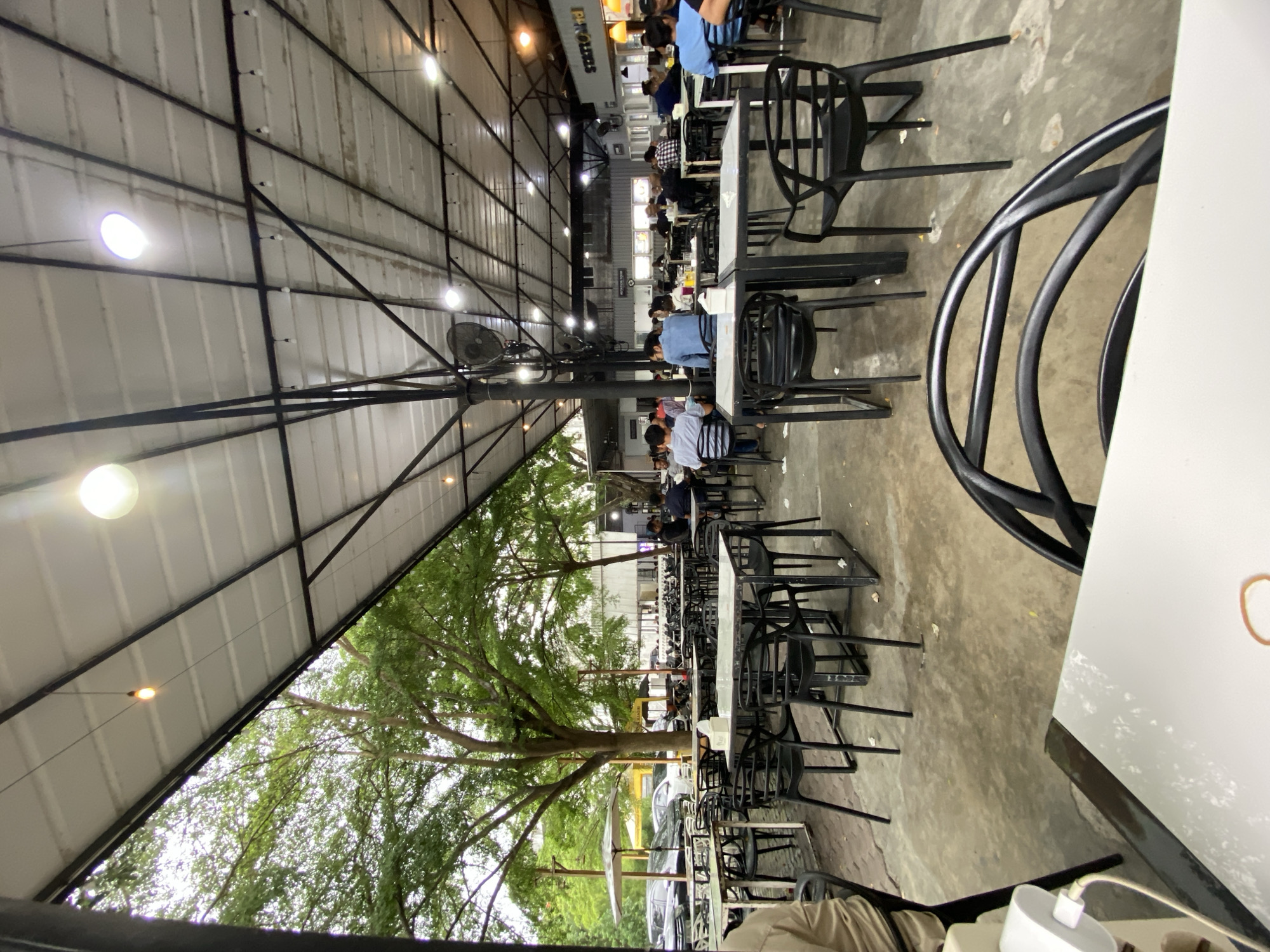Morning dining scenes captured at Lhokseumawe food court