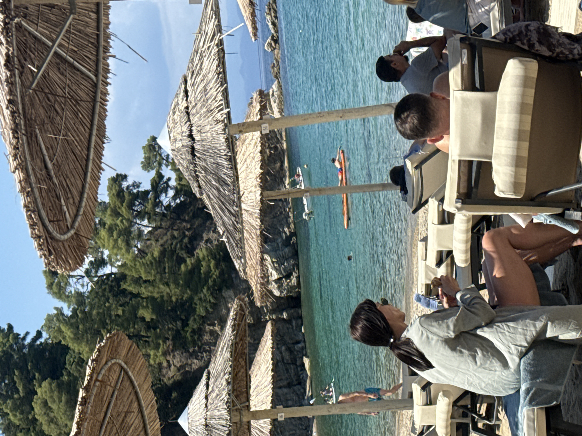 Lazy beach morning in Sithonia, Greece — sun, sea, and backgammon