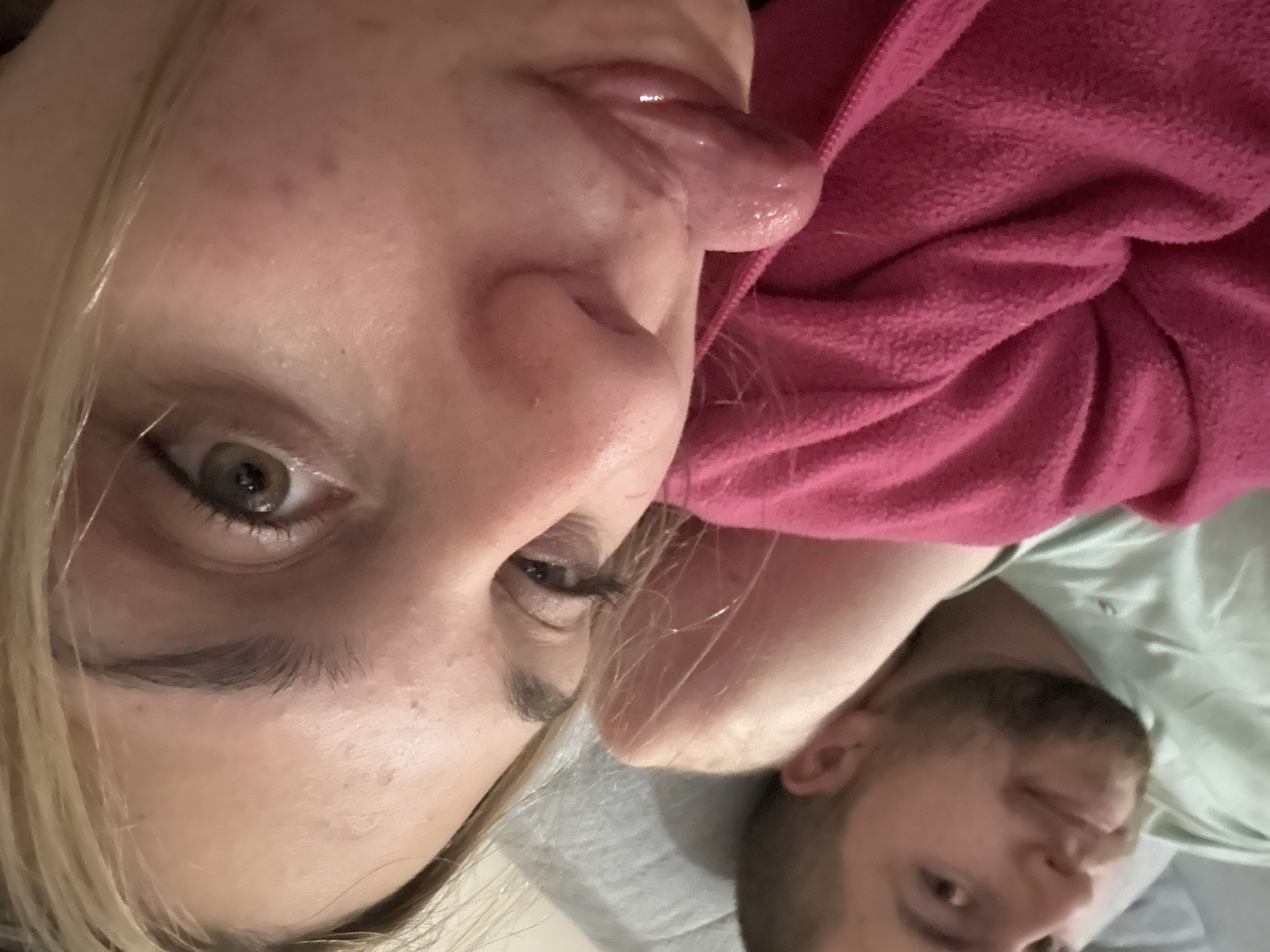 Playful selfie captured in Prisovo, Bulgaria