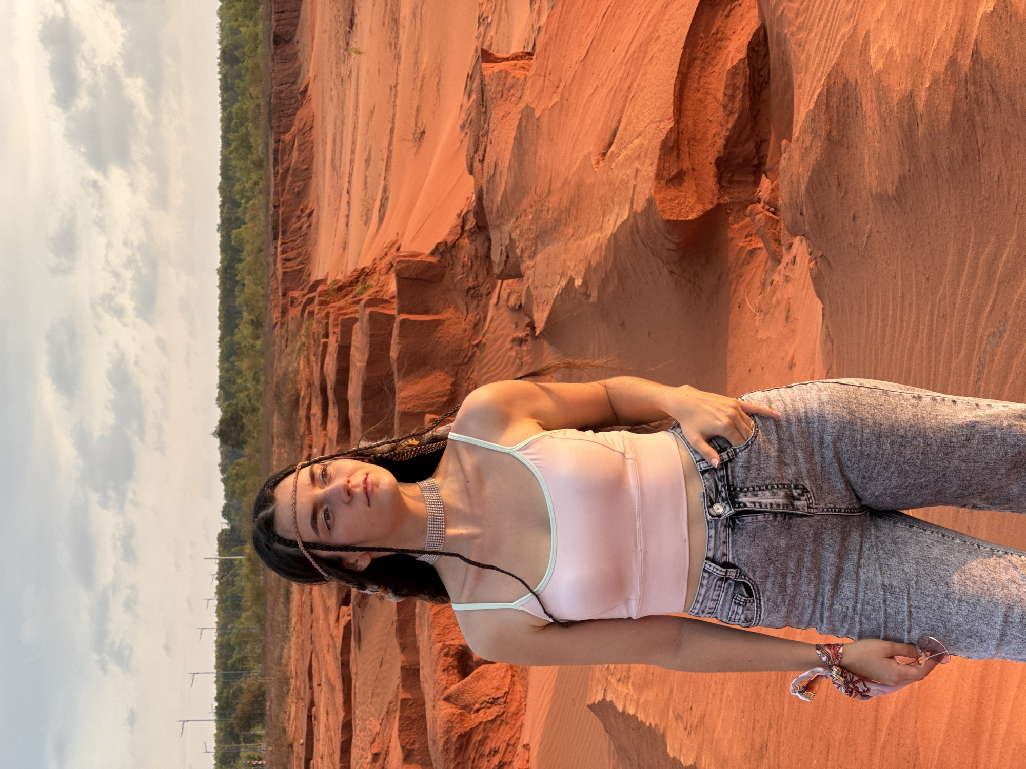 Tourist photography session at Mui Ne sand dunes and Fairy Stream