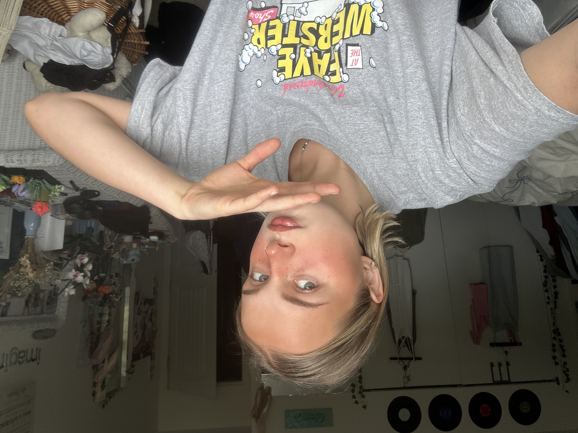 Upside-down portrait captured in Whistler, Canada