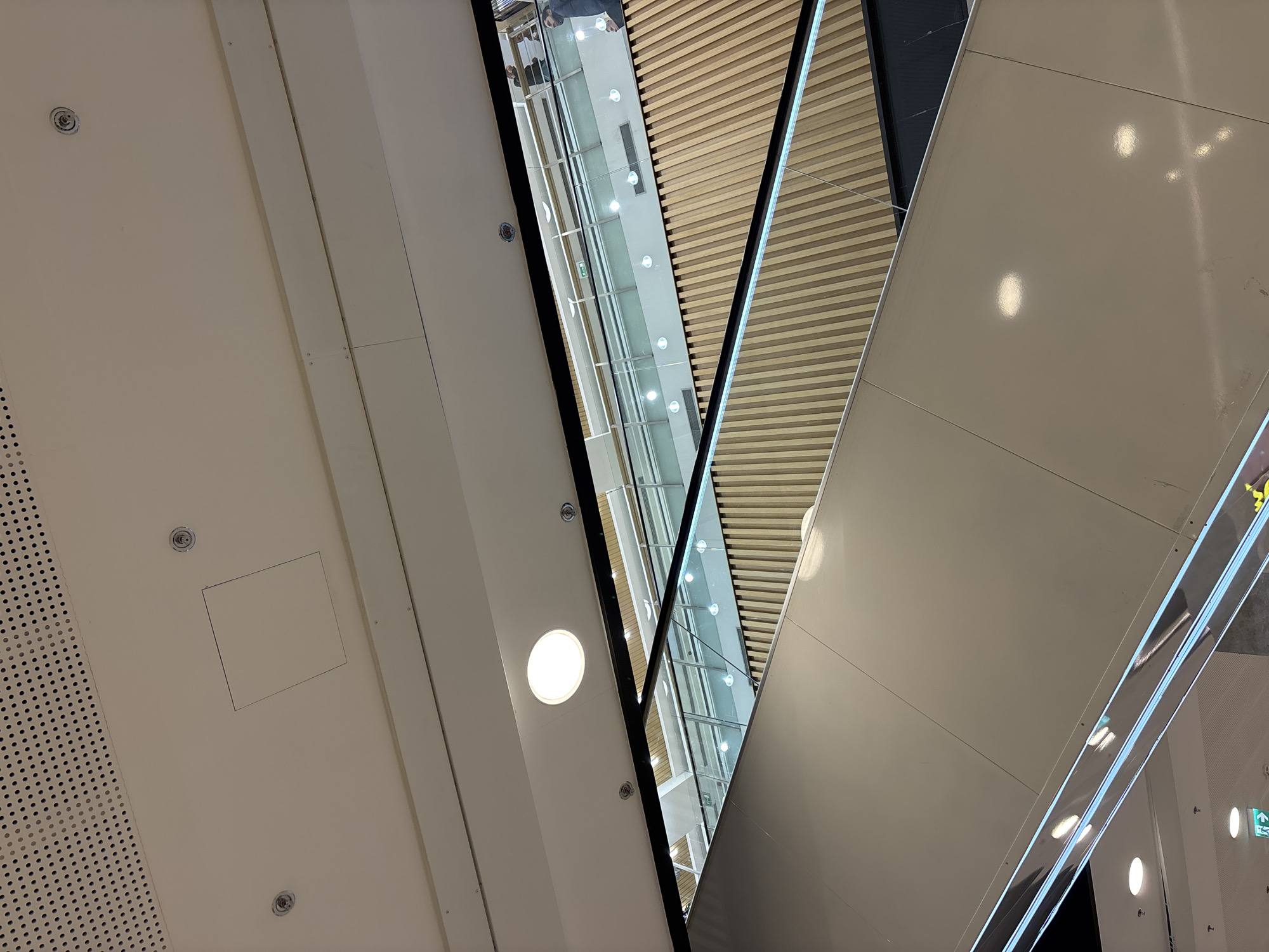 Shopping mall interior architecture documented in Sofia