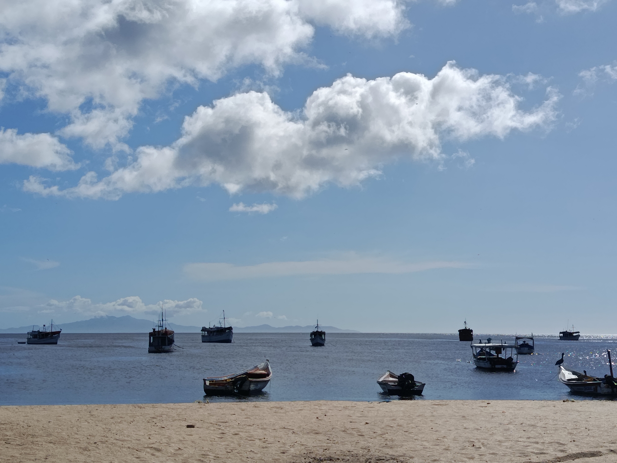 Afternoon around Juan Griego's waterfront streets and bay