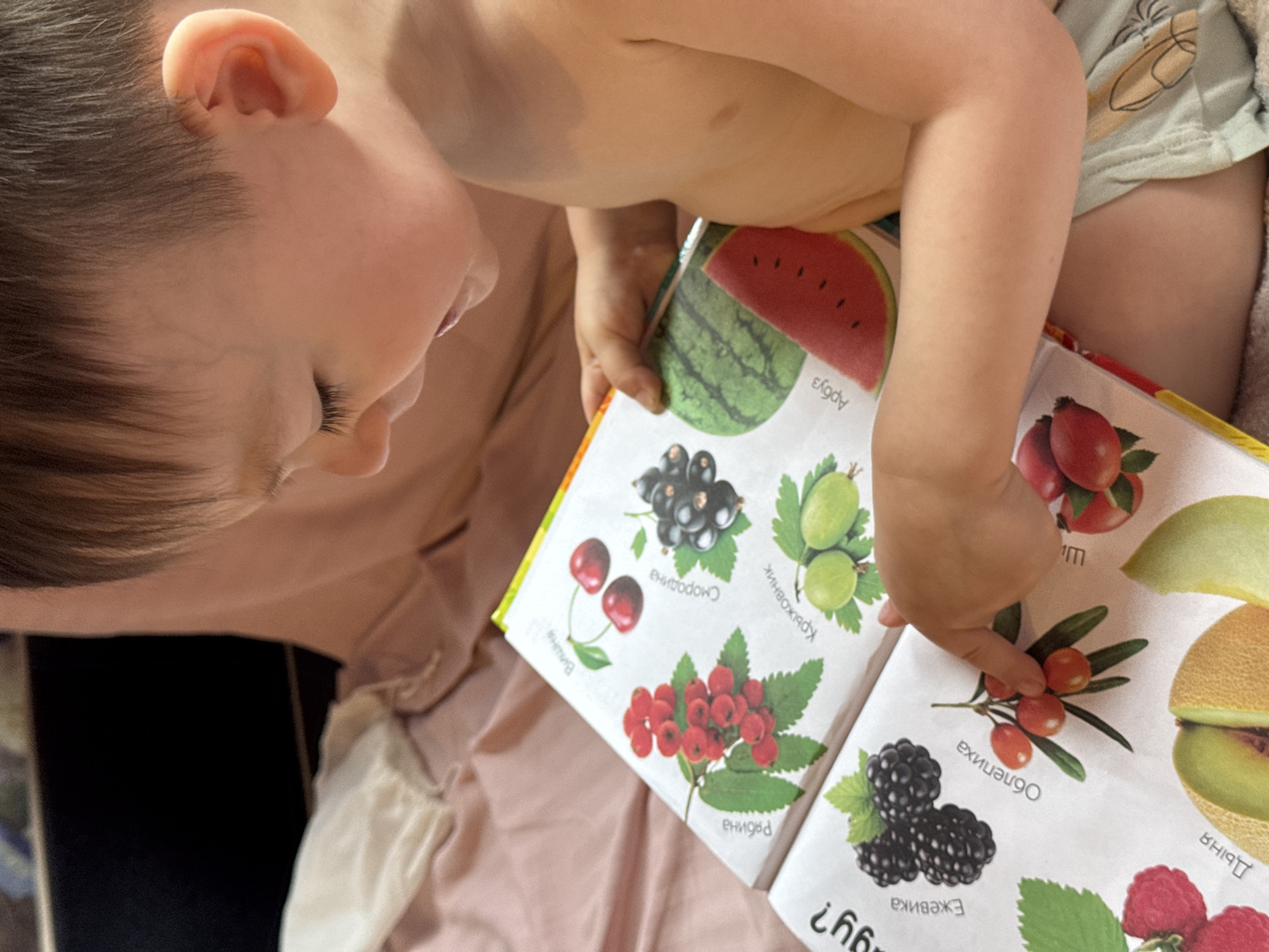 Family moments captured during early morning in Sochi home