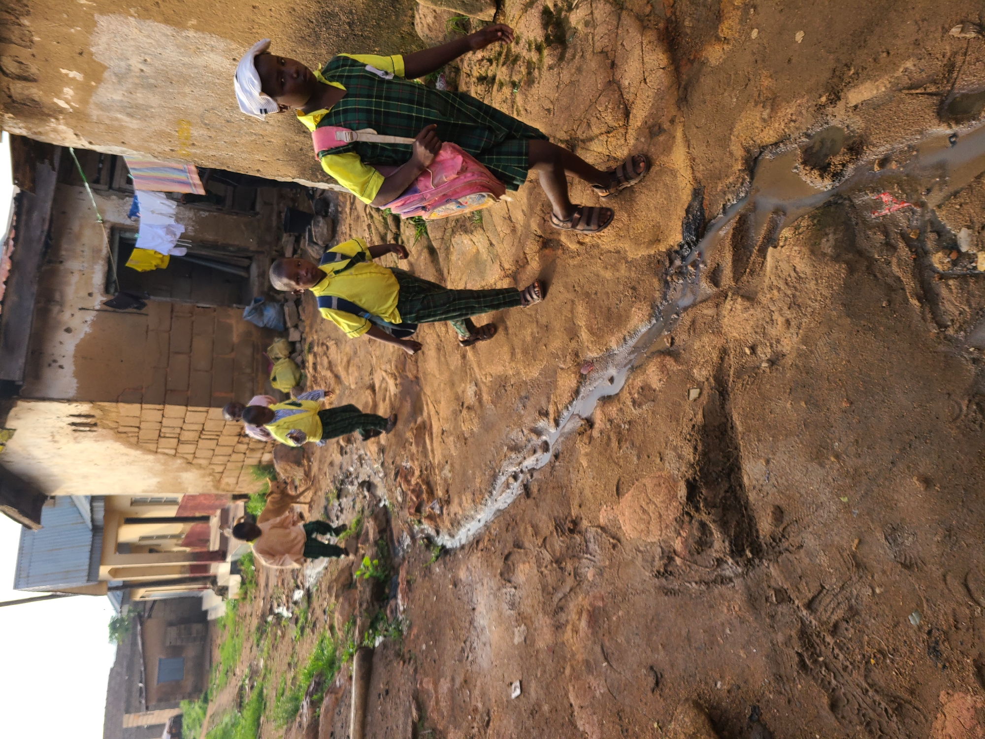 Morning scenes: motorcycle repair, sports activities in Nigerian communities