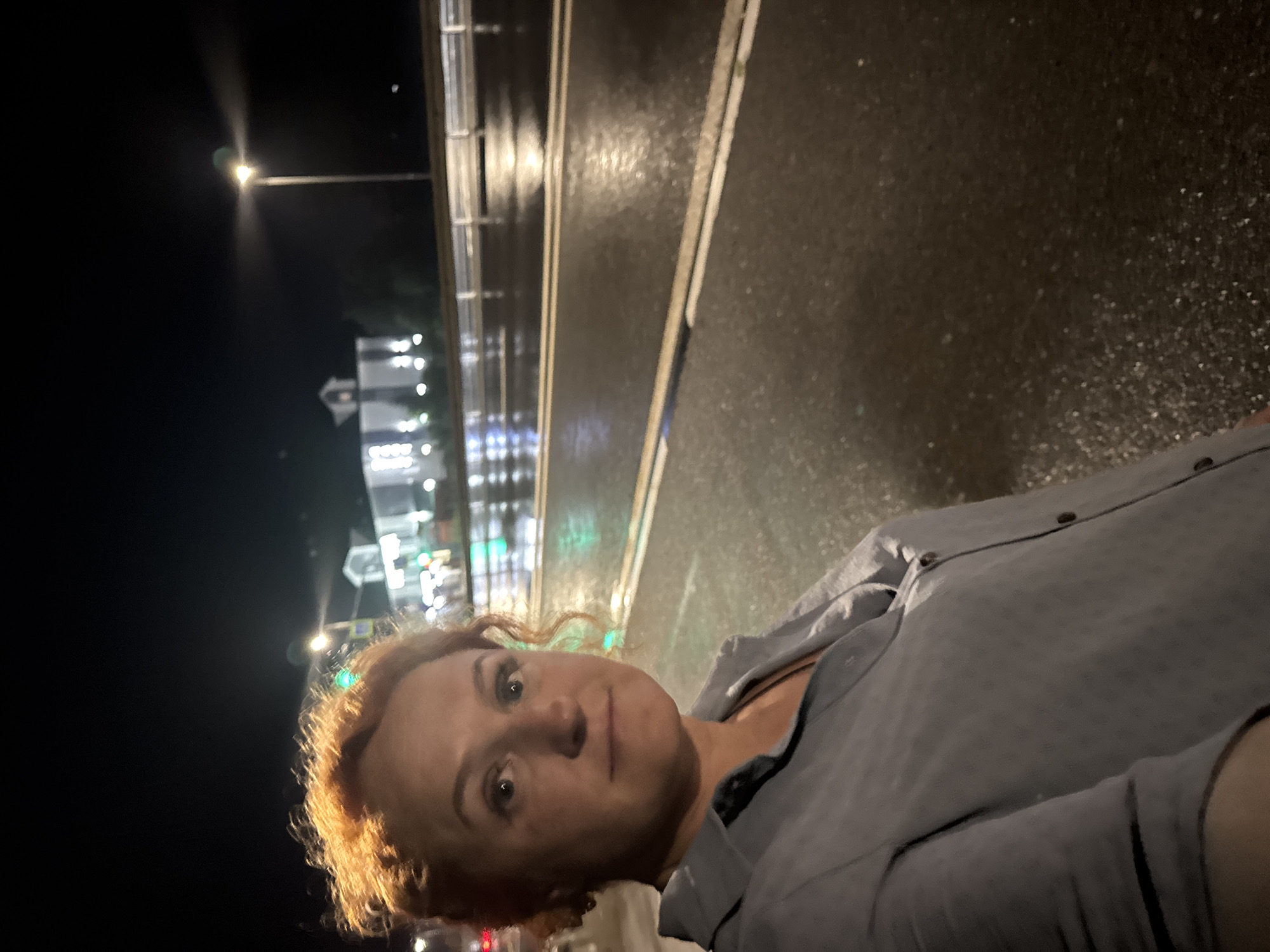 Rainy evening in Mendeleyevsk: street selfies and camp stove cooking