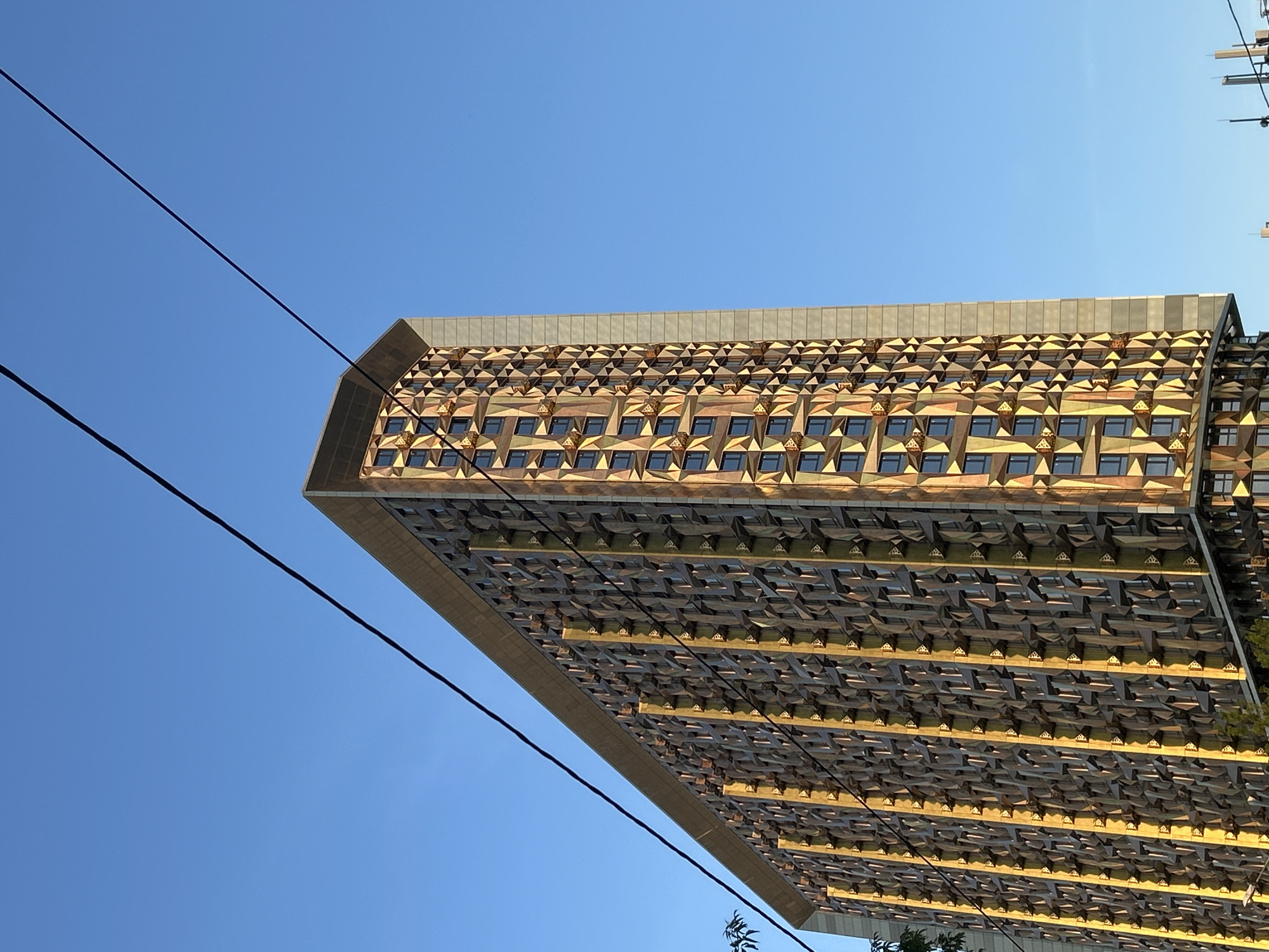 Urban explorer documents modern city architecture and transit systems