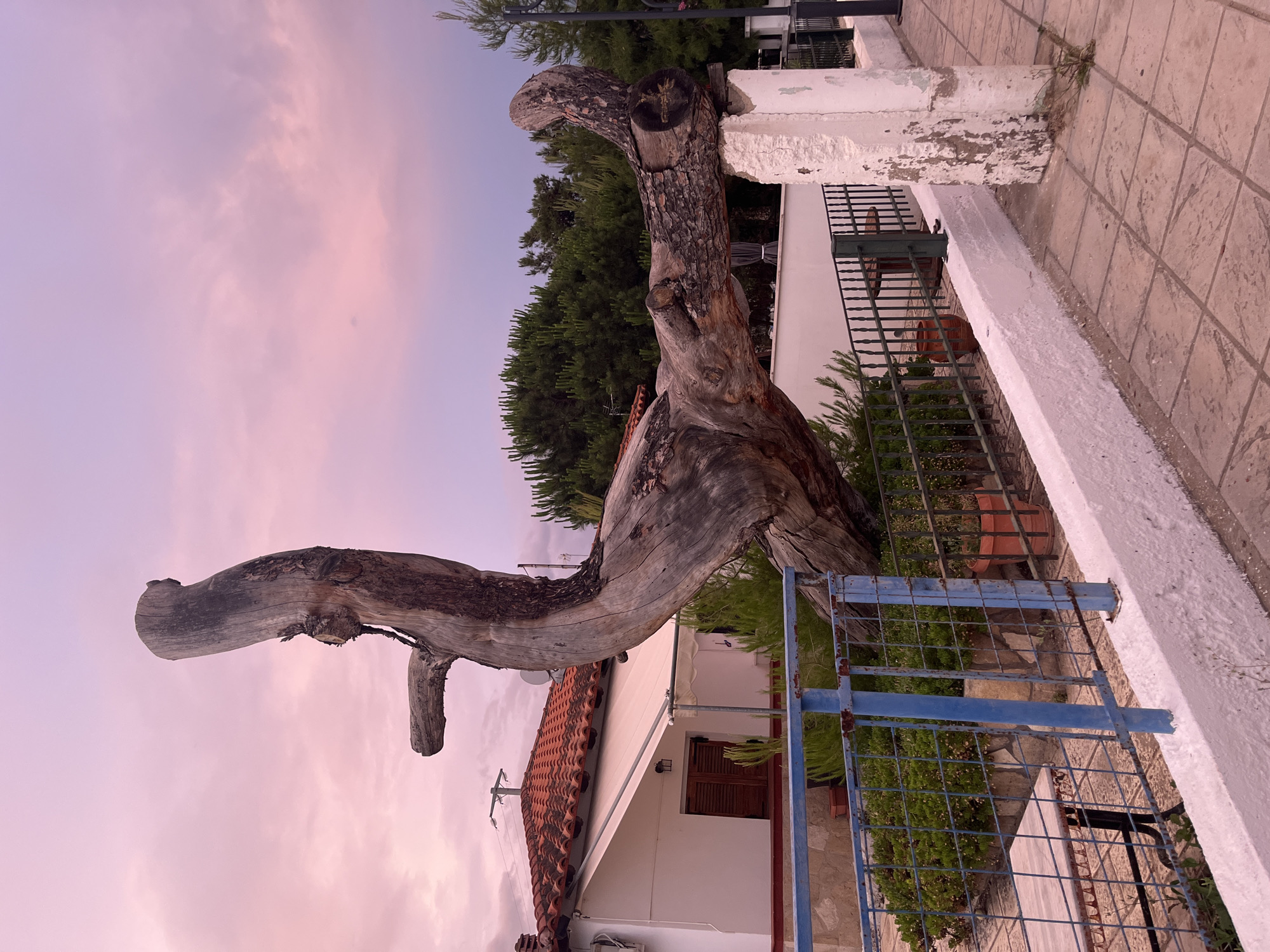 Evening stroll documented in Greek coastal town Gerakini