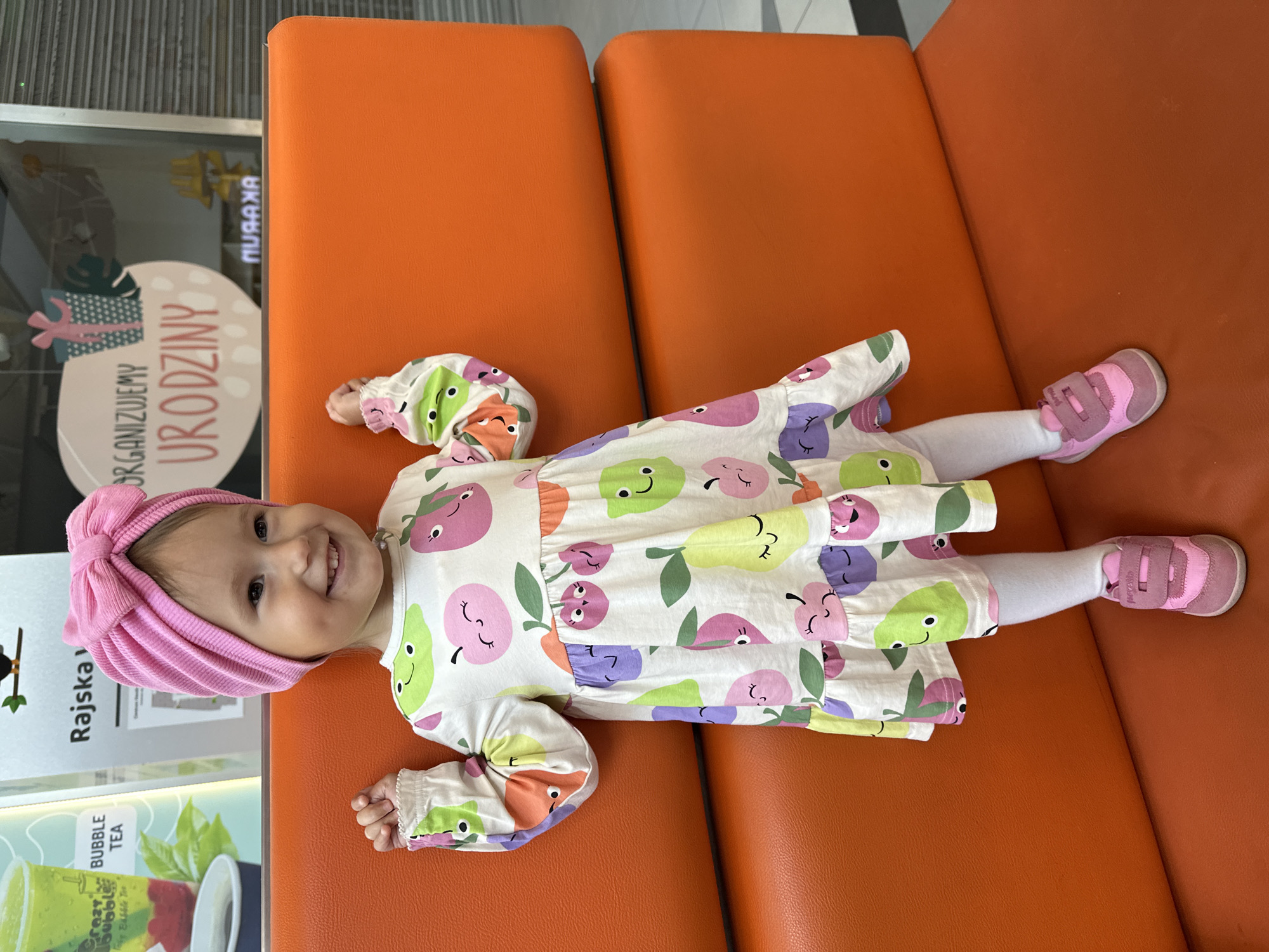 Toddler enjoys playtime at Bielsko-Biała entertainment venue